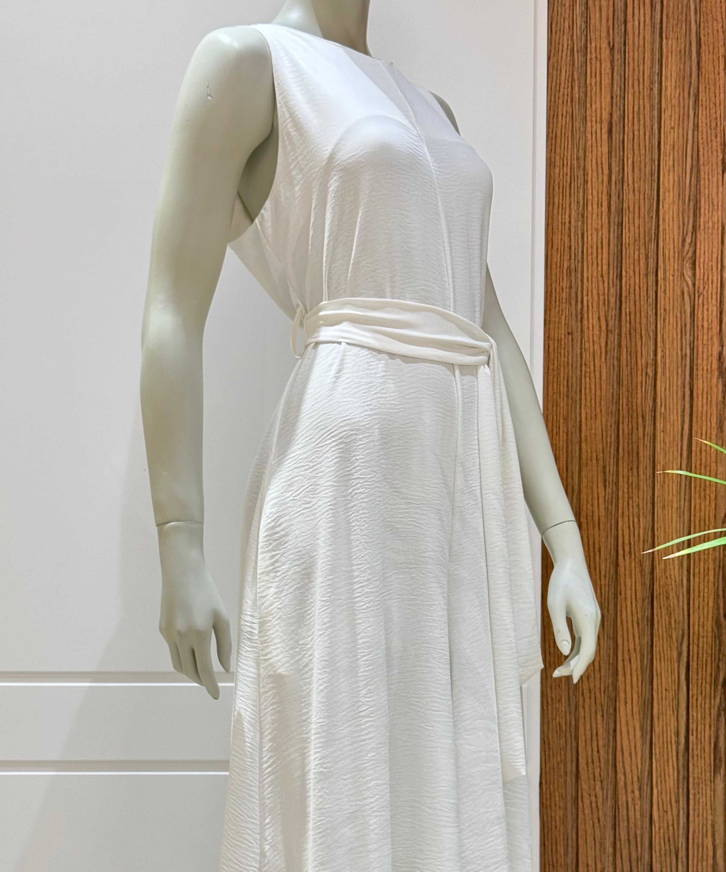 Jumpsuit-Cotton Viscose-OF WHITE