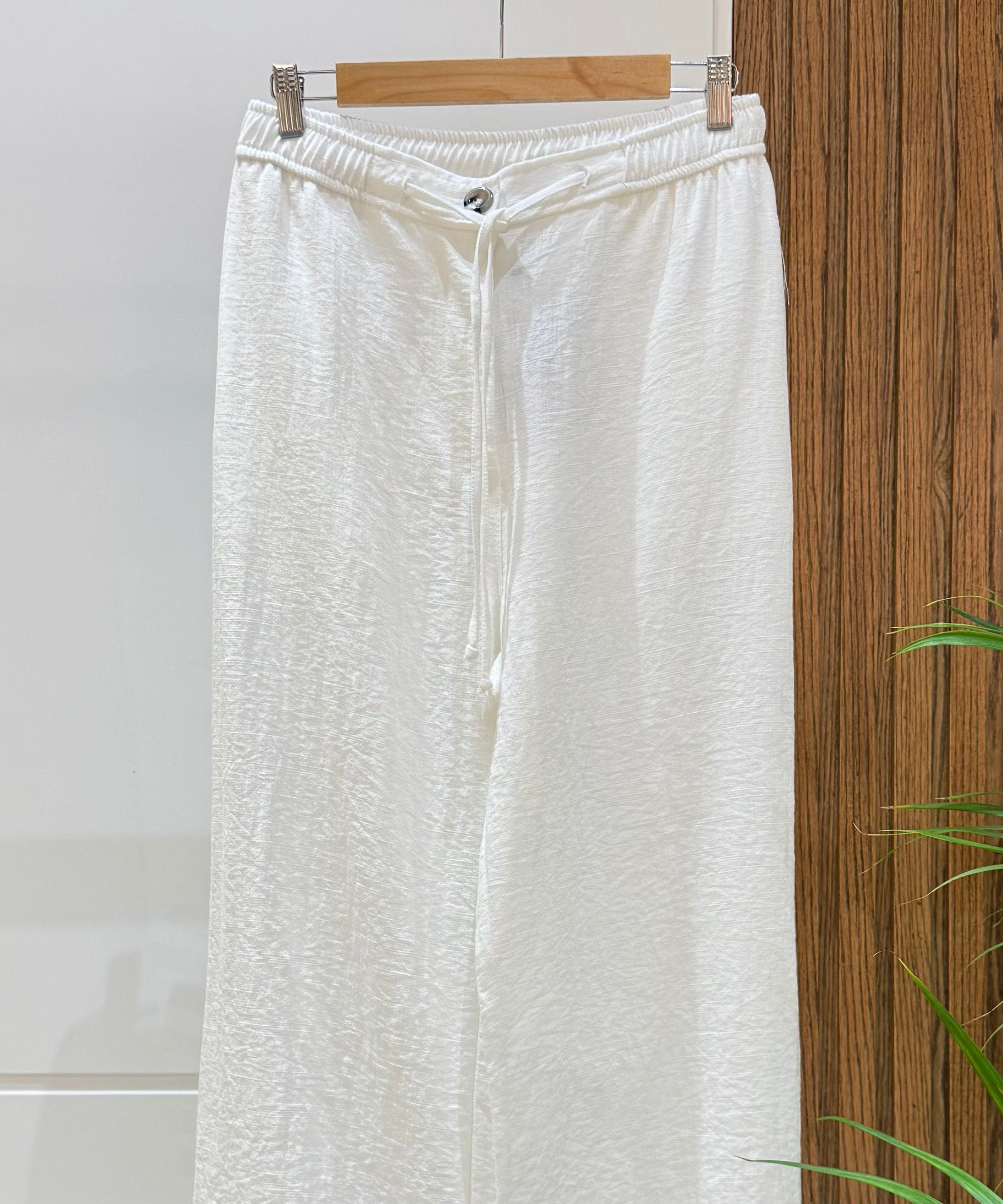 Trousers-Linen-OF WHITE