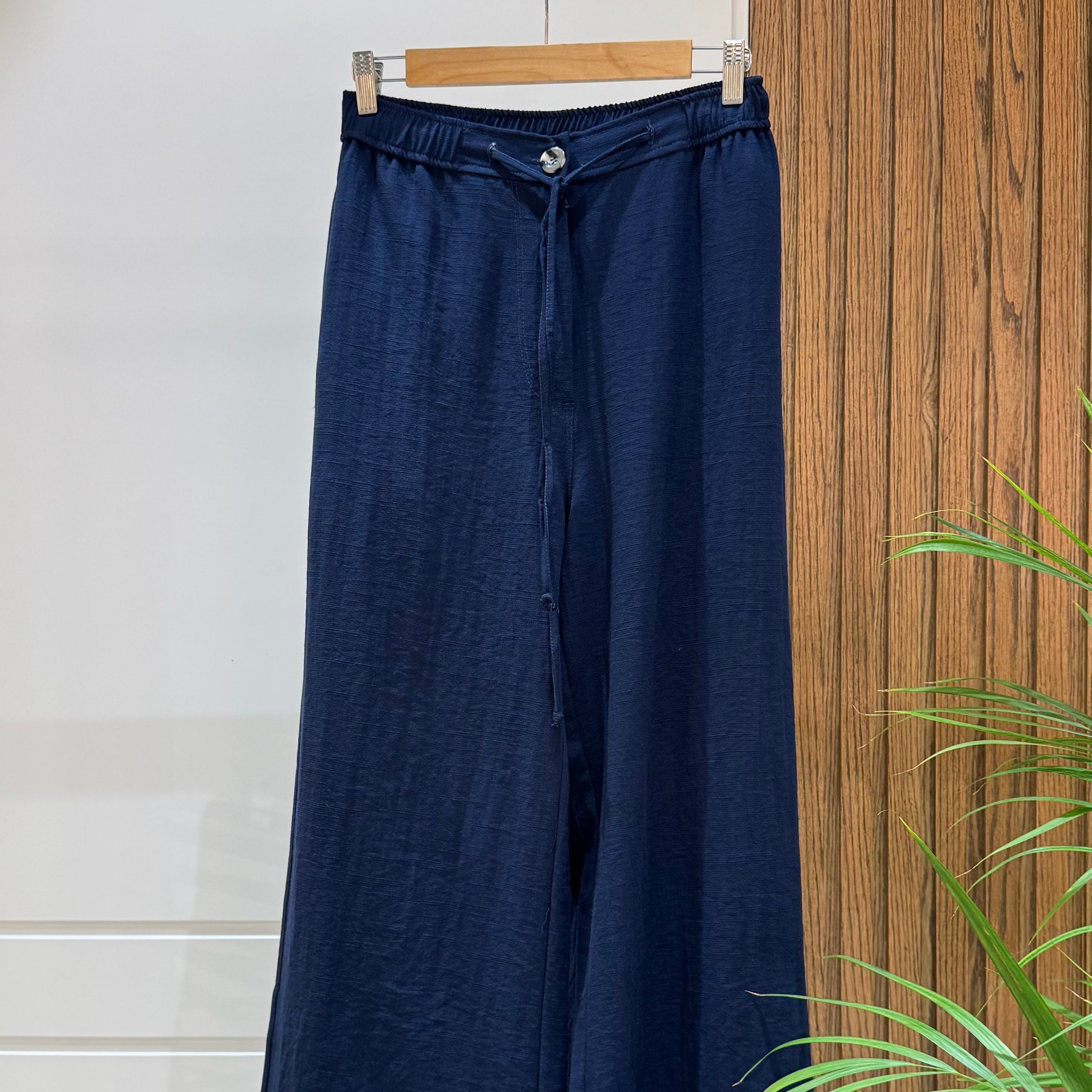 Trousers-Linen-NAVY