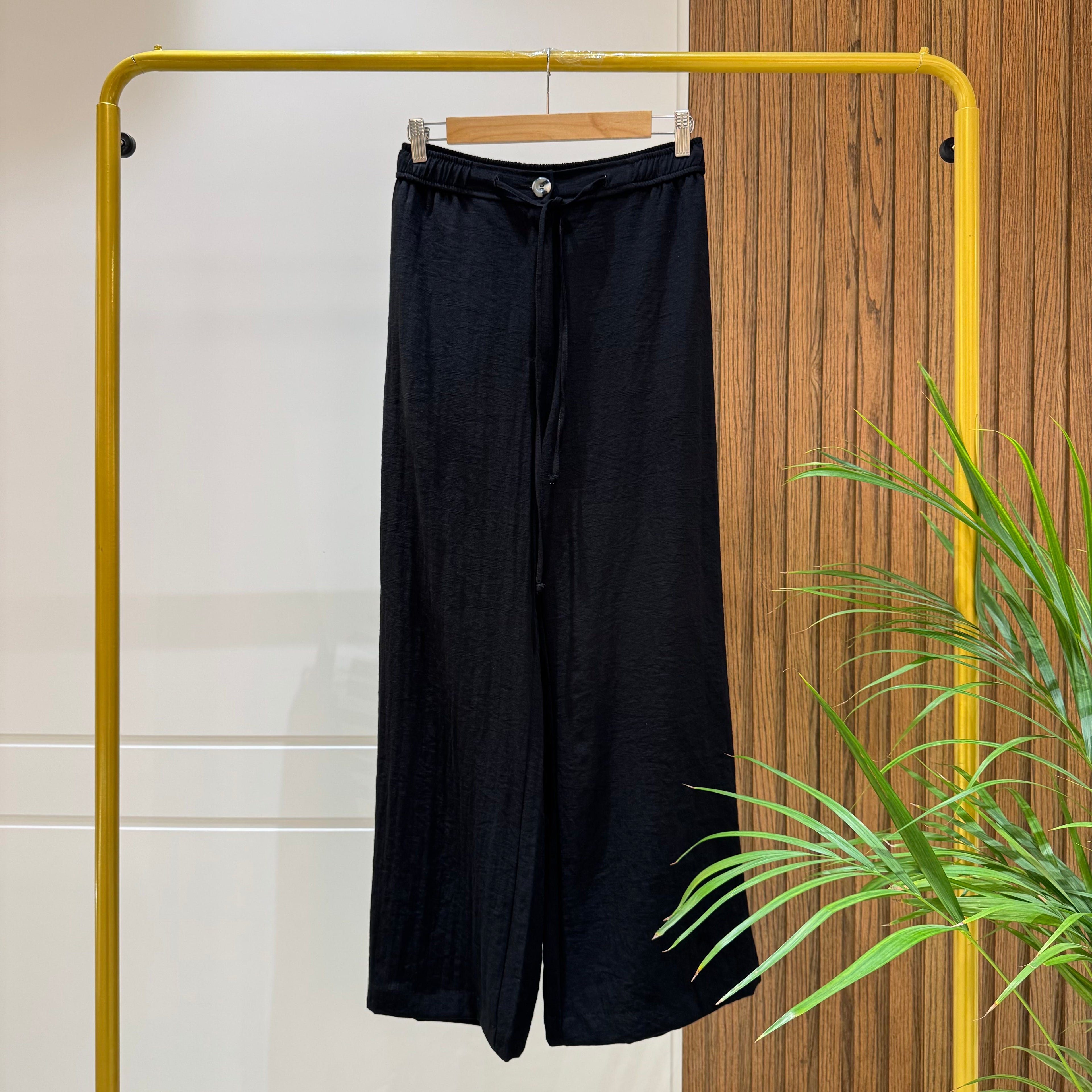 Trousers-Linen-BLACK