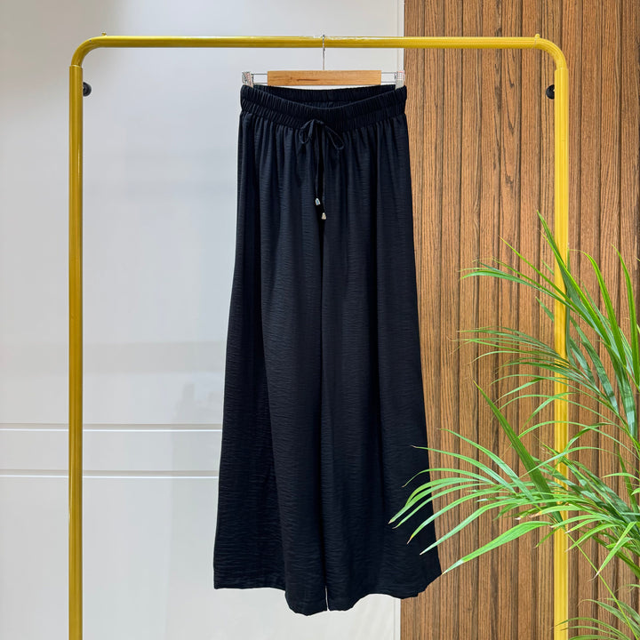 Trousers-Spanish Linen-BLACK