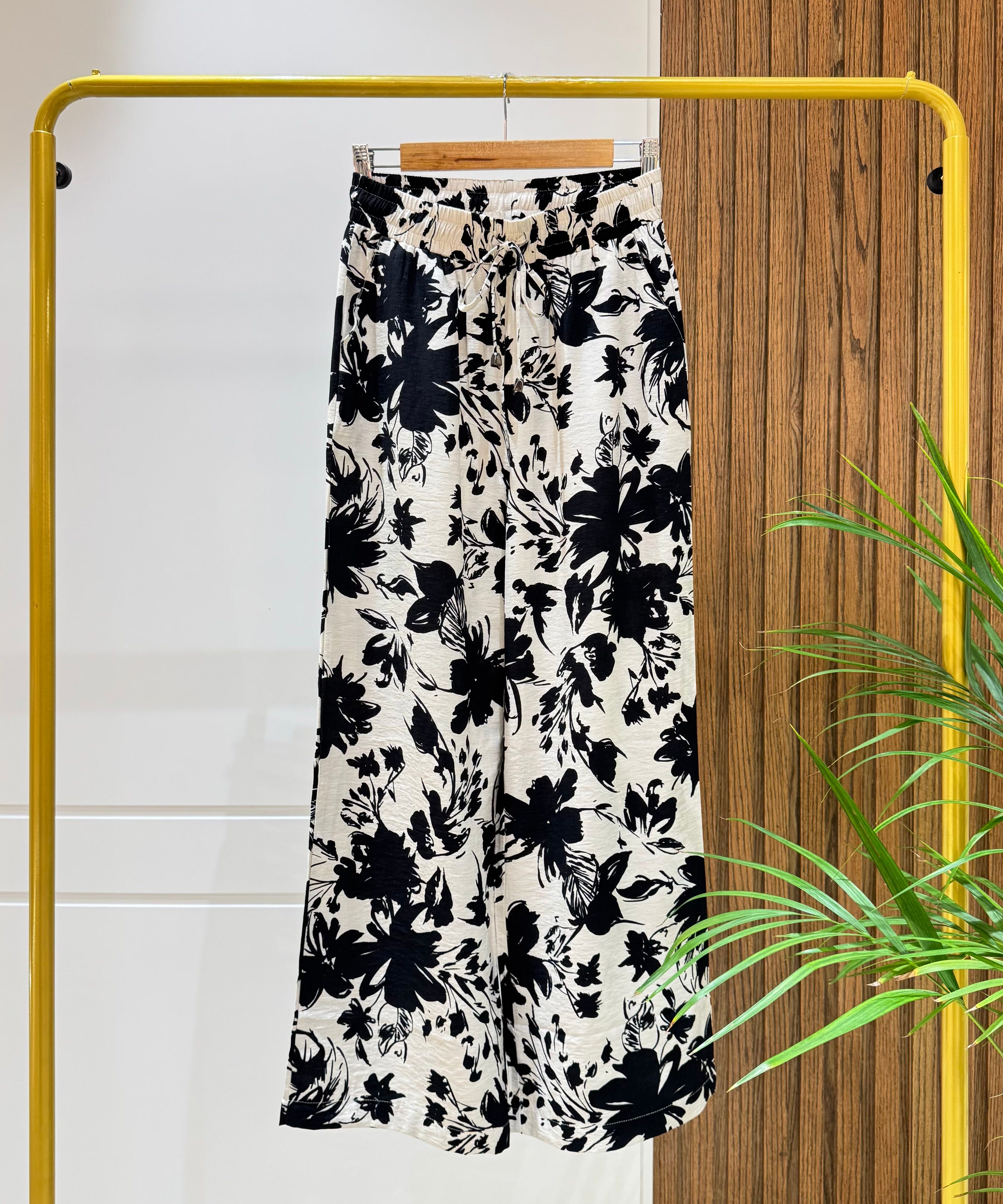 Trousers-Spanish Linen-BLACK