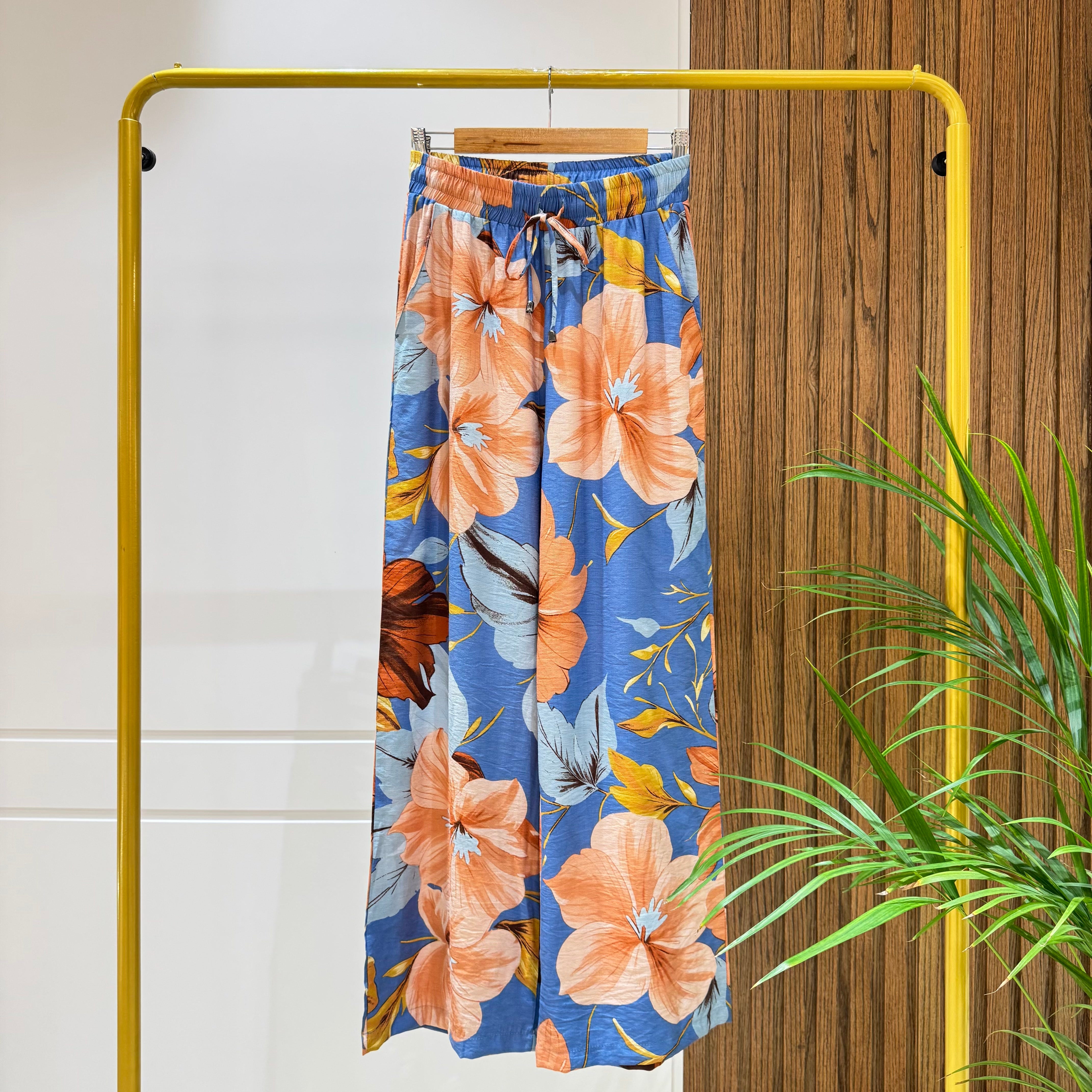 Trousers-Spanish Linen-SKY BLUE