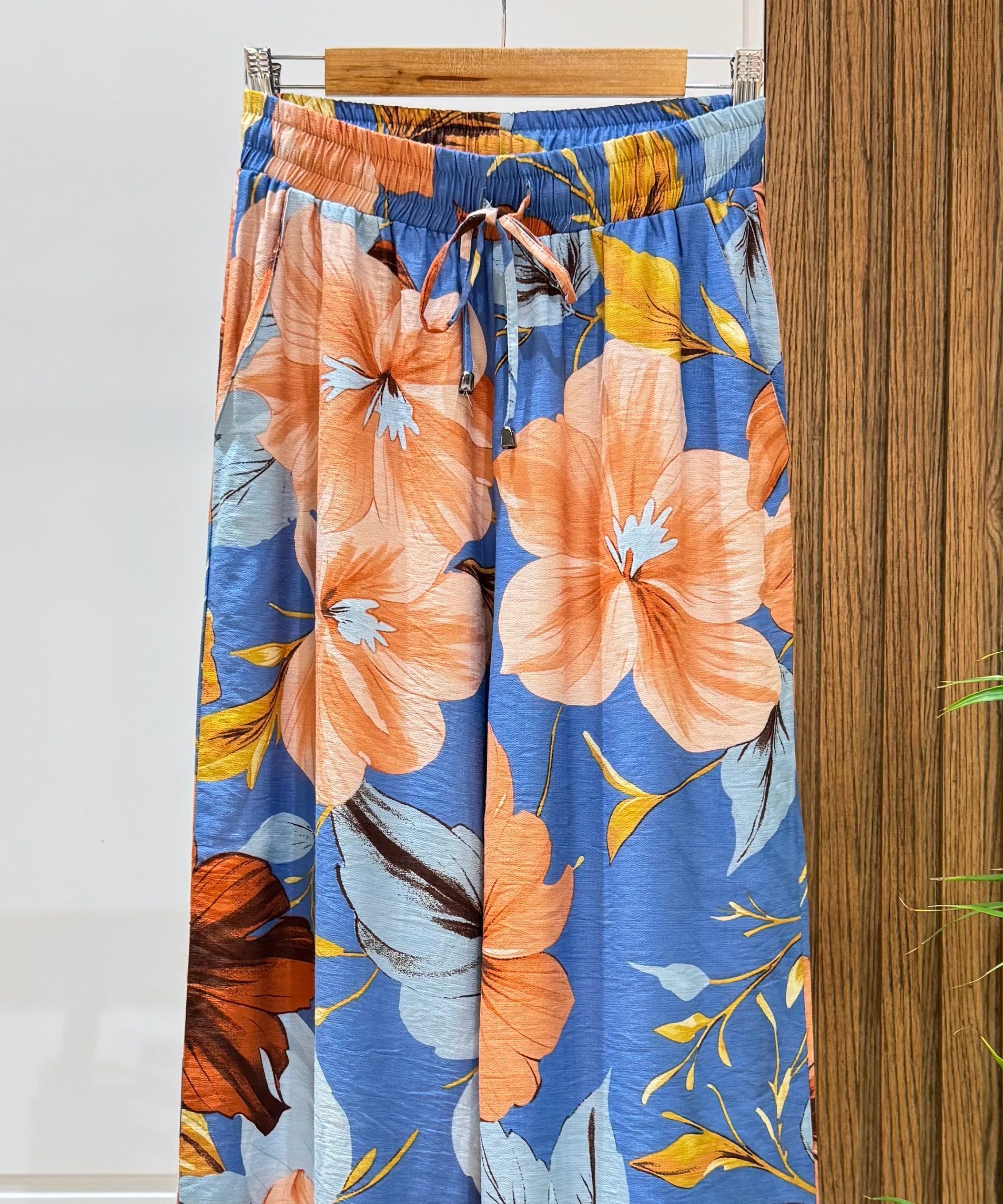 Trousers-Spanish Linen-SKY BLUE