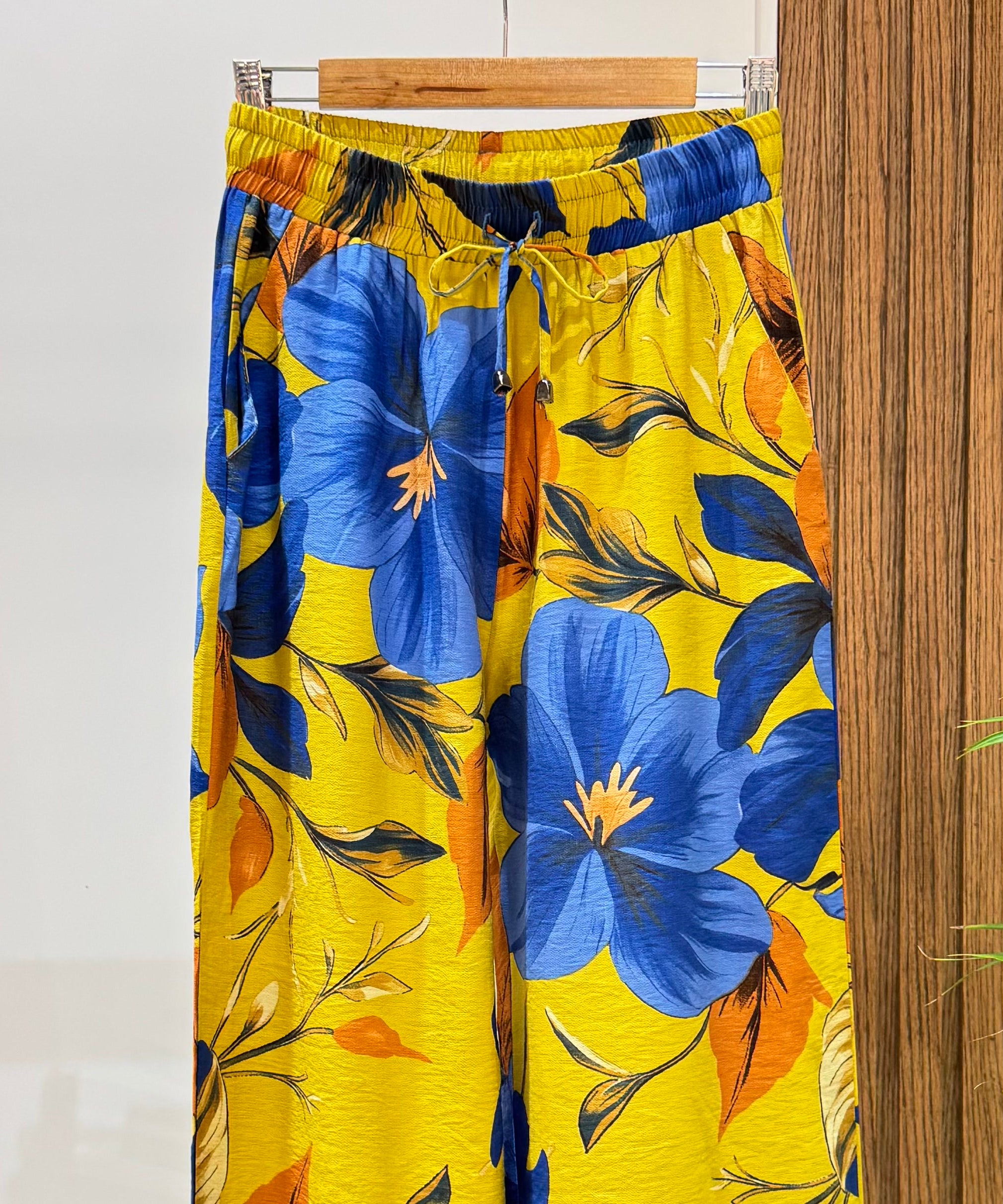 Trousers-Spanish Linen-MUSTARD