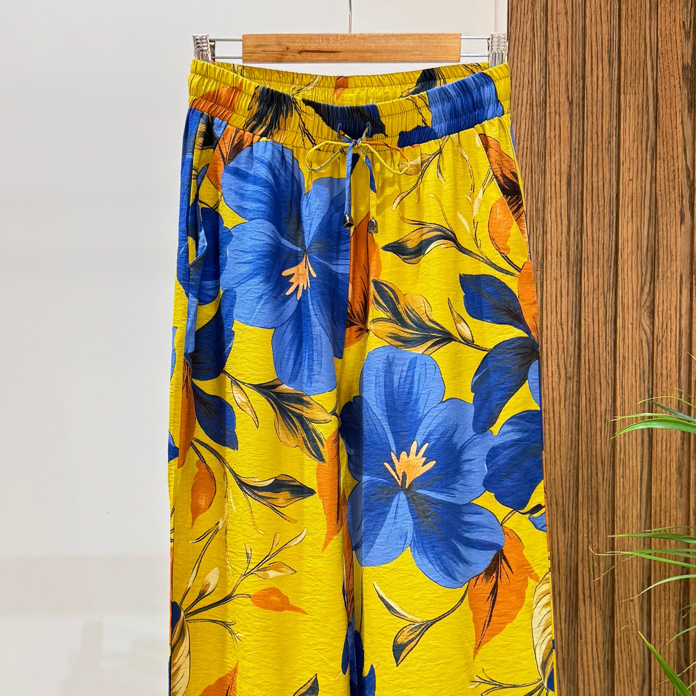 Trousers-Spanish Linen-MUSTARD