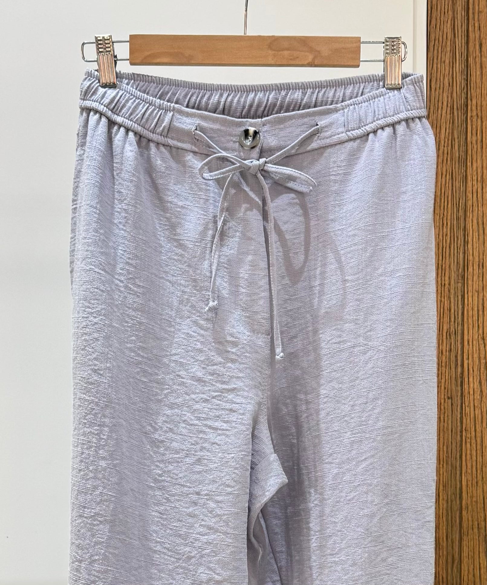 Trousers- Linen-GRAY