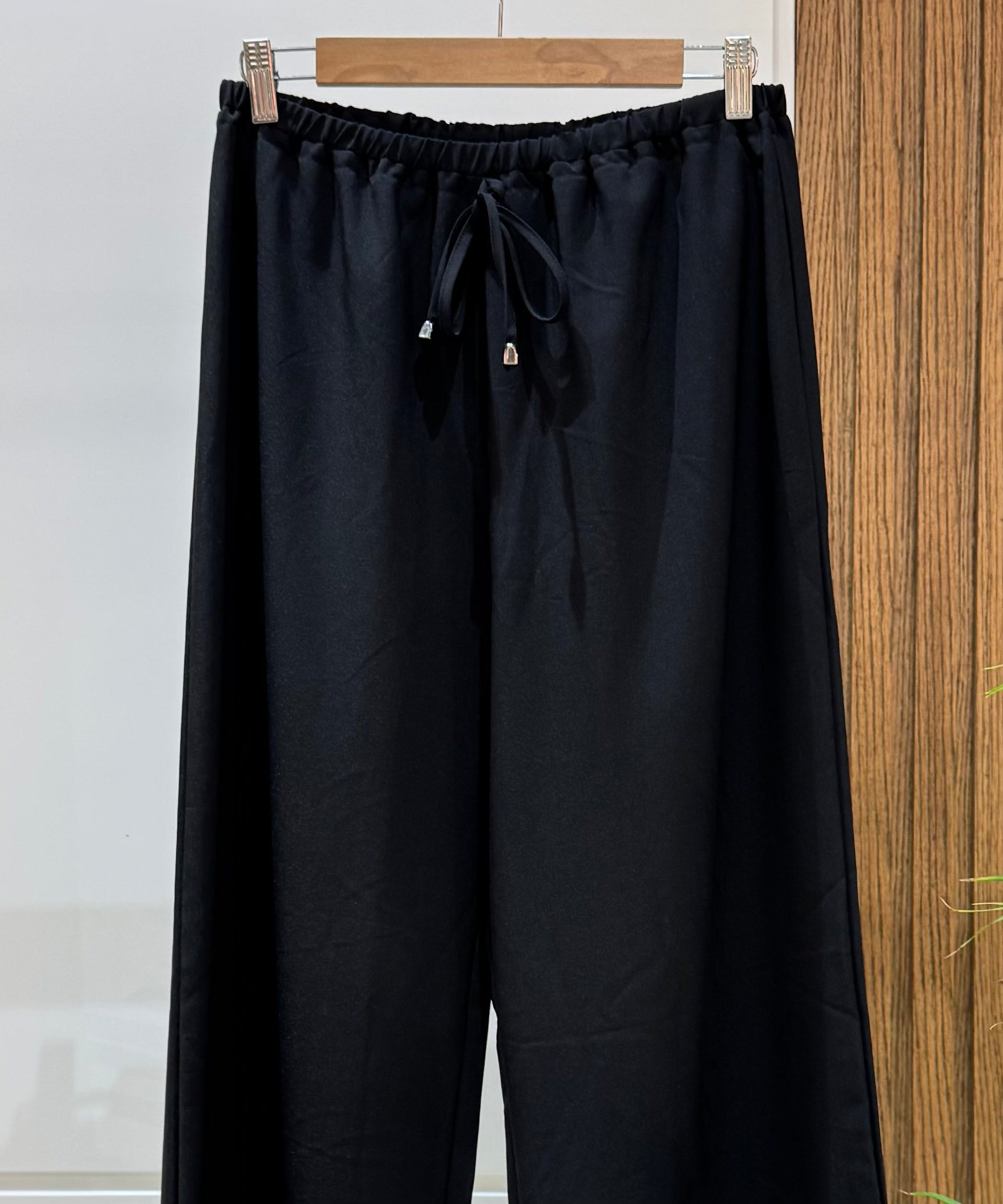 Trousers-Spanish Linen-BLACK