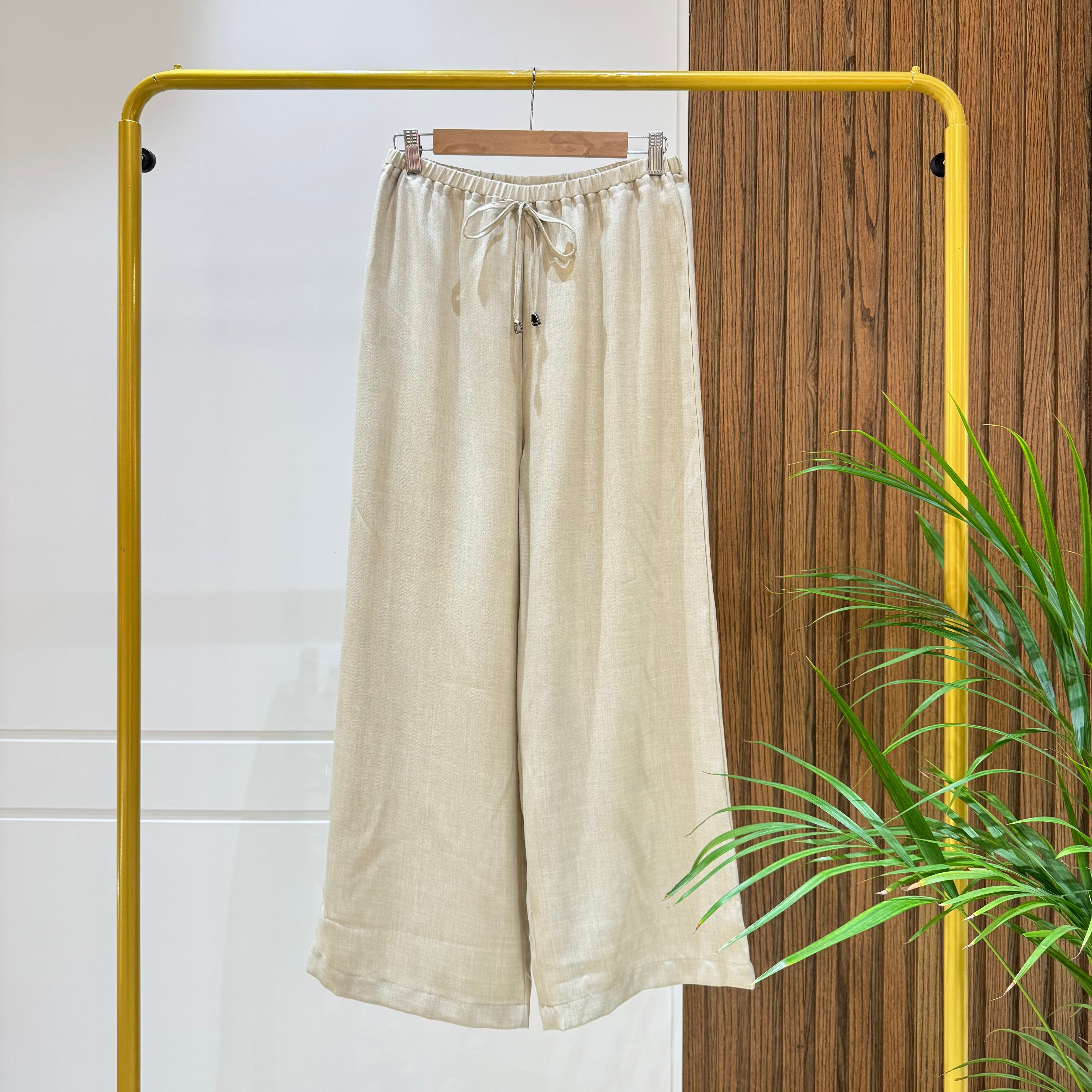 Trousers-Spanish Linen-Beige