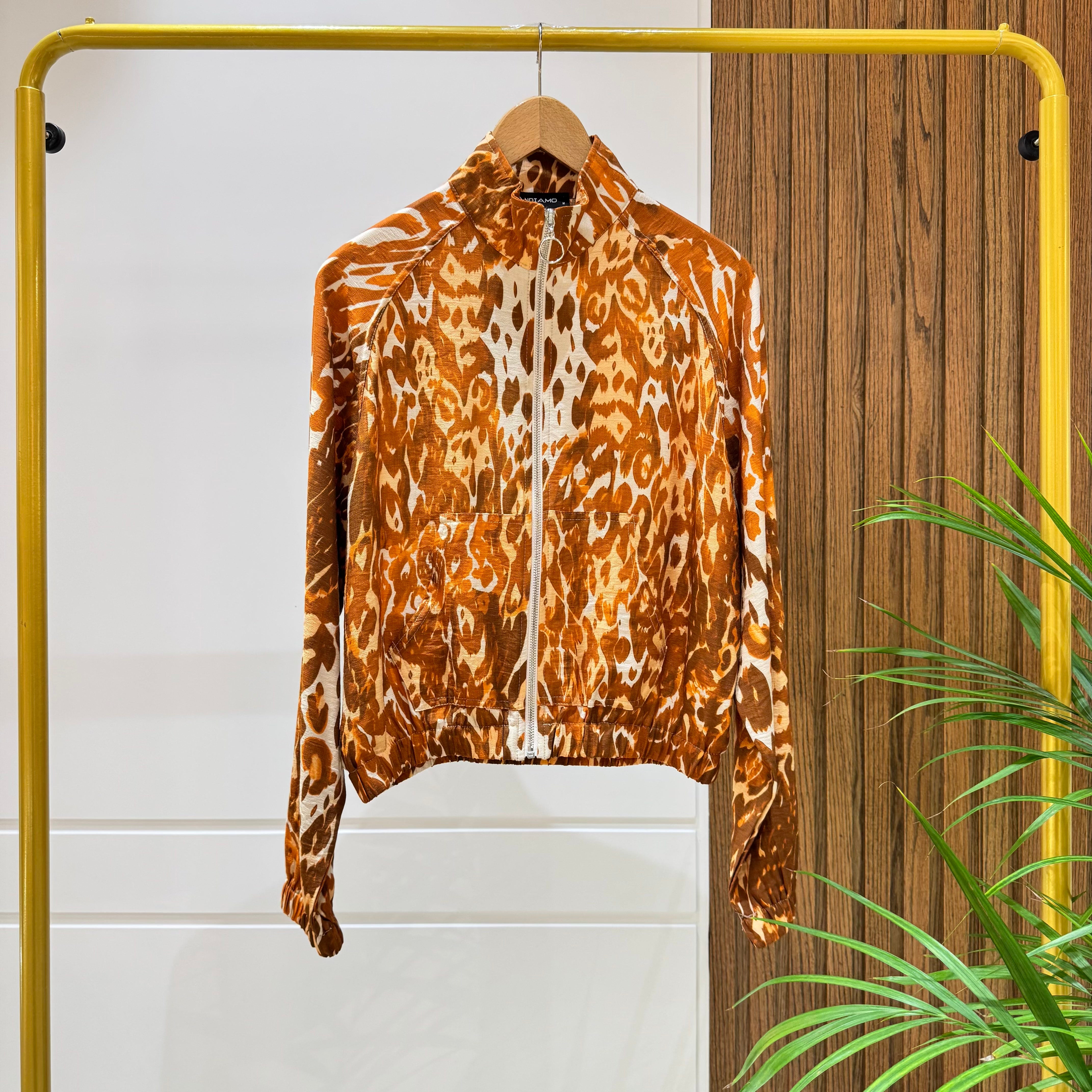 Jacket-Spanish Linen -BROWN