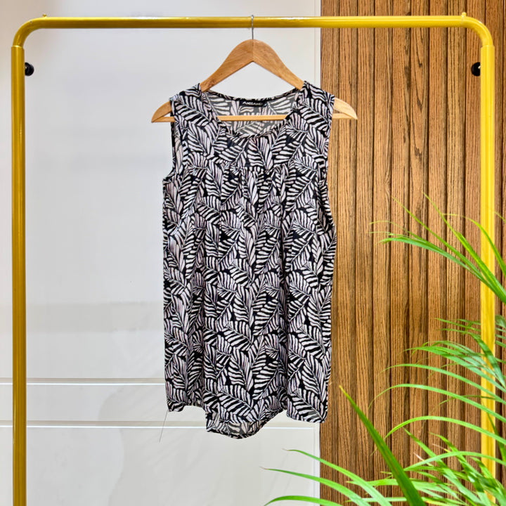 Blouse-Cotton Viscose-GRAY