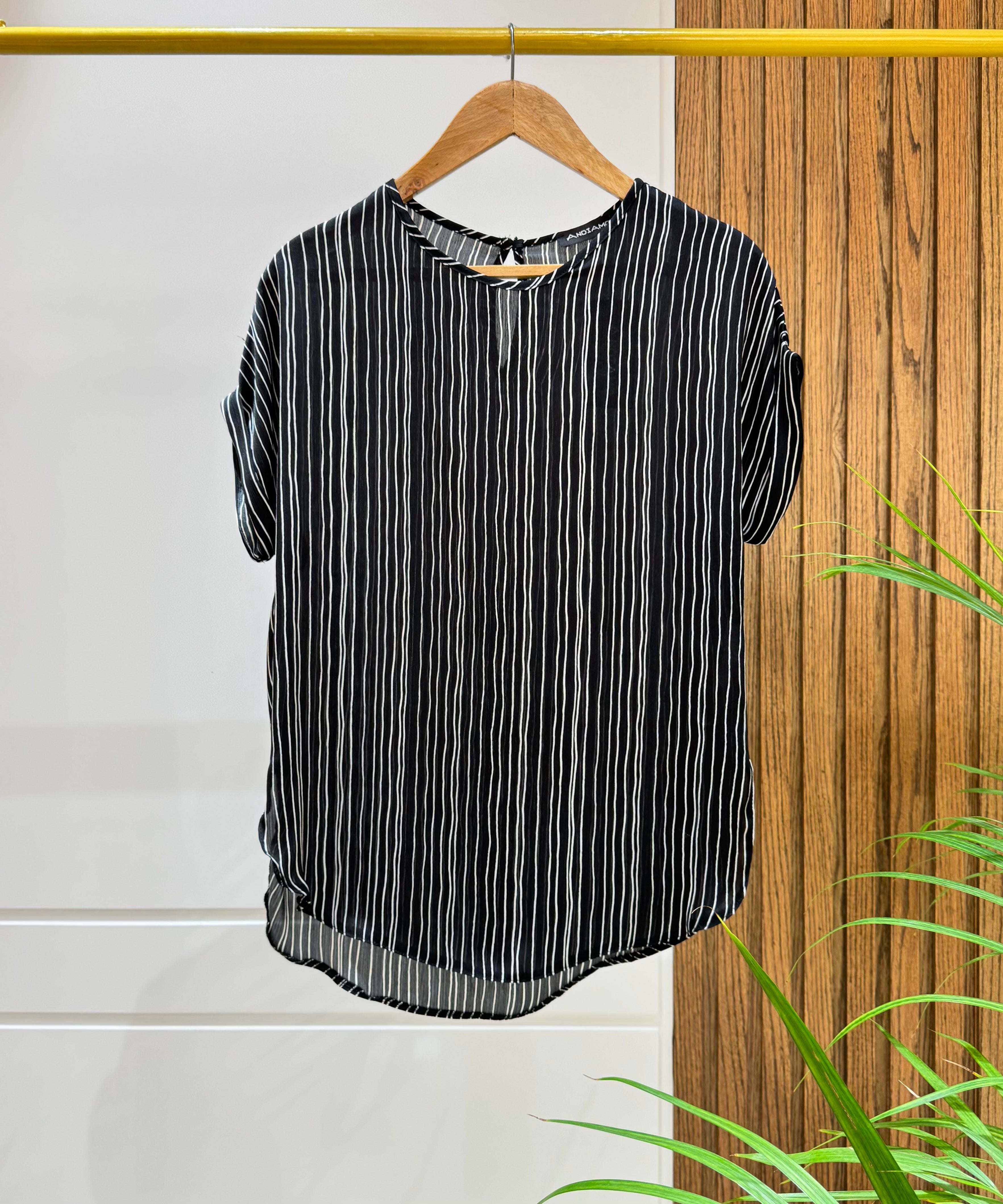 Blouse-Satin-BLACK