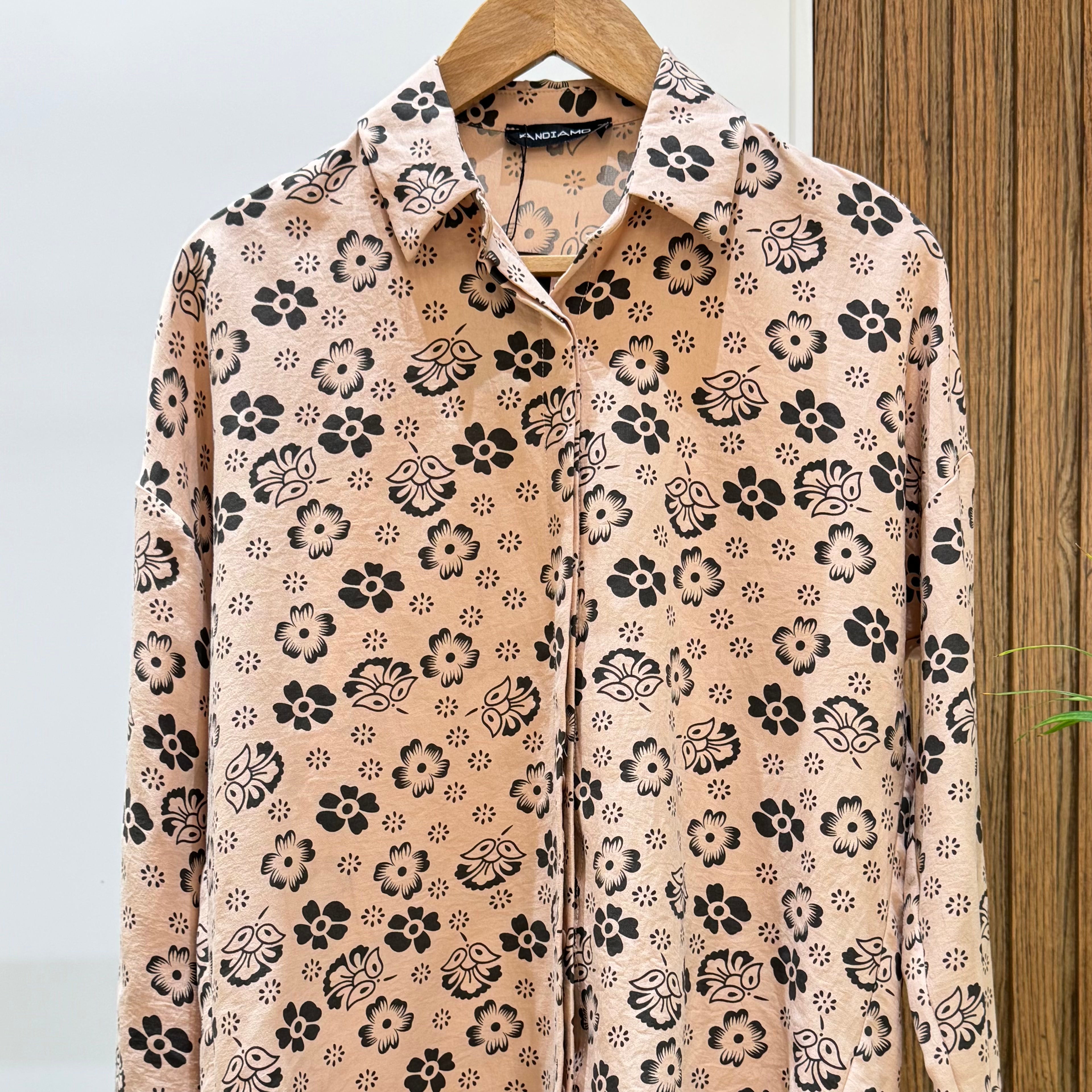 Shirt-Cotton Polyester-CAFEE