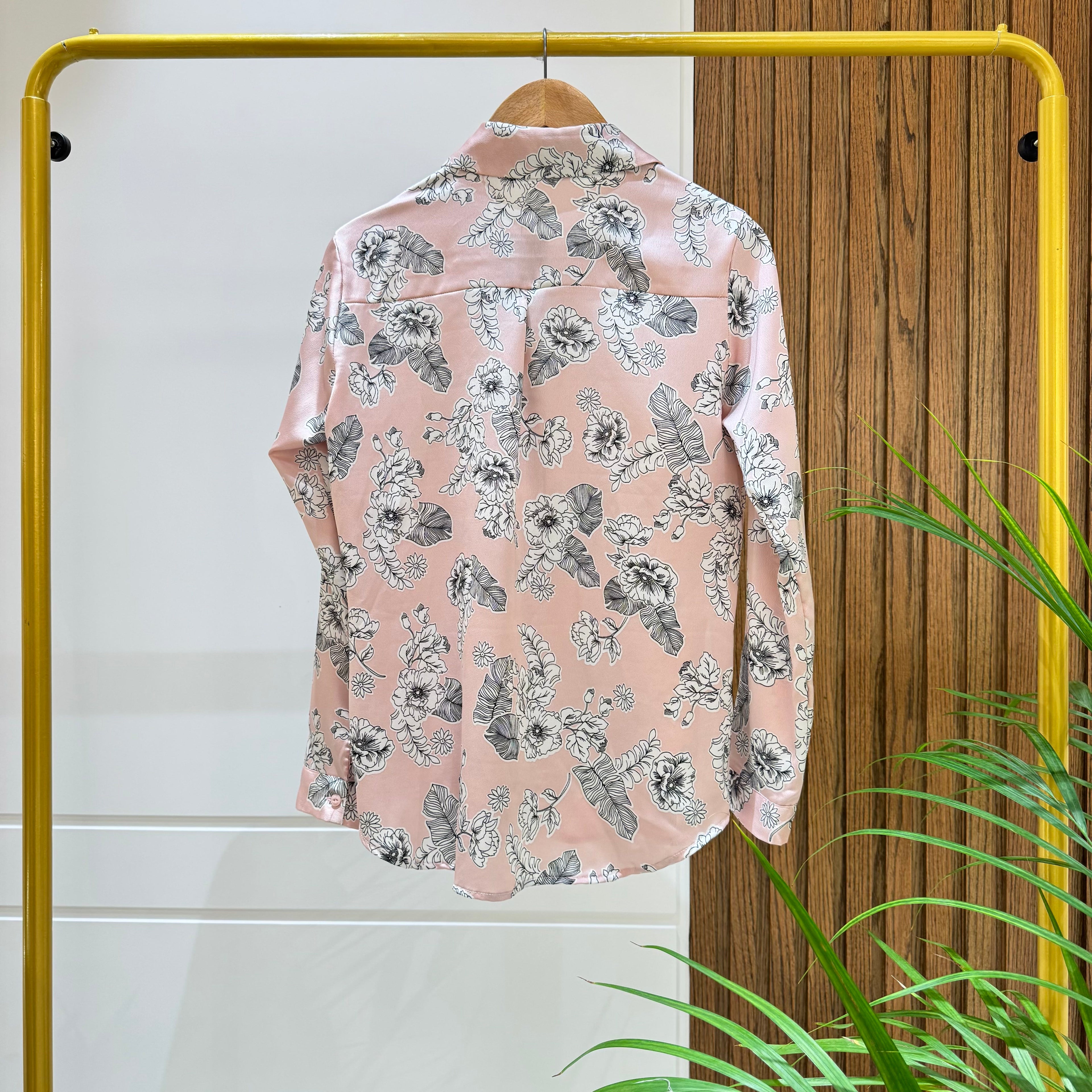 Shirt-satin-ROSE