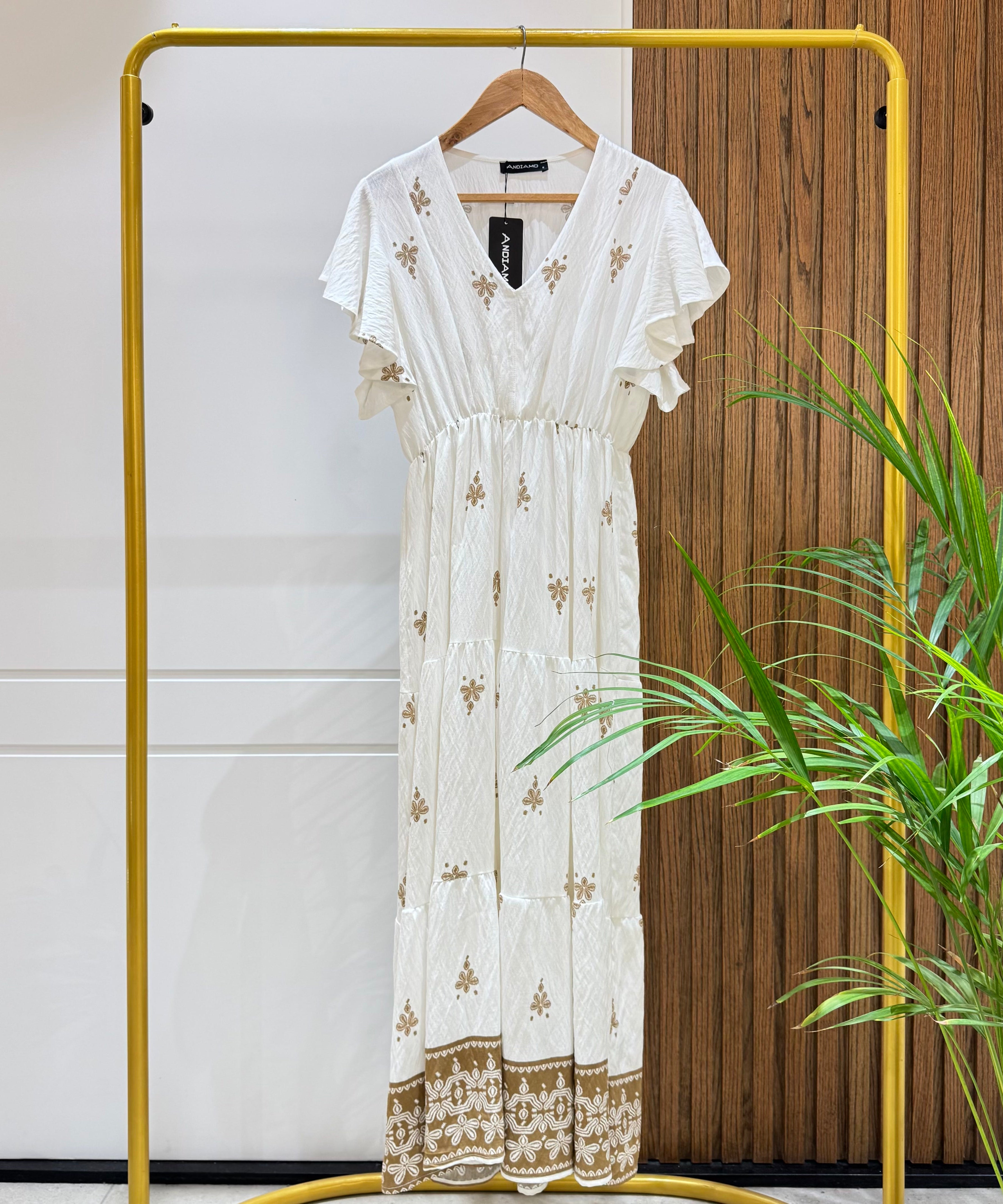 spanish linen dress