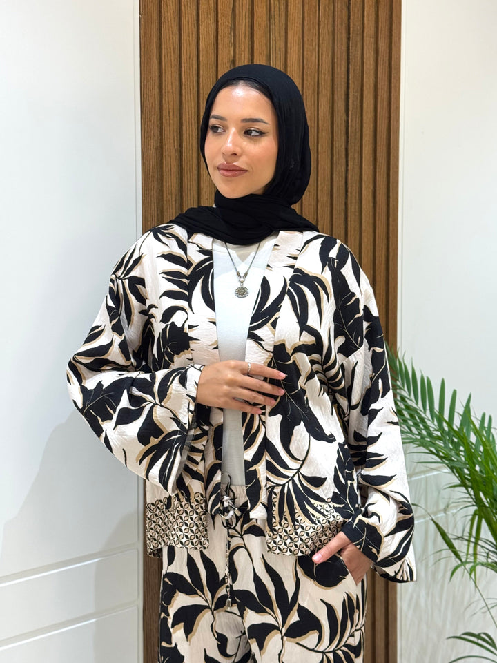 Cardigan-Spanish Linen-BEIGE