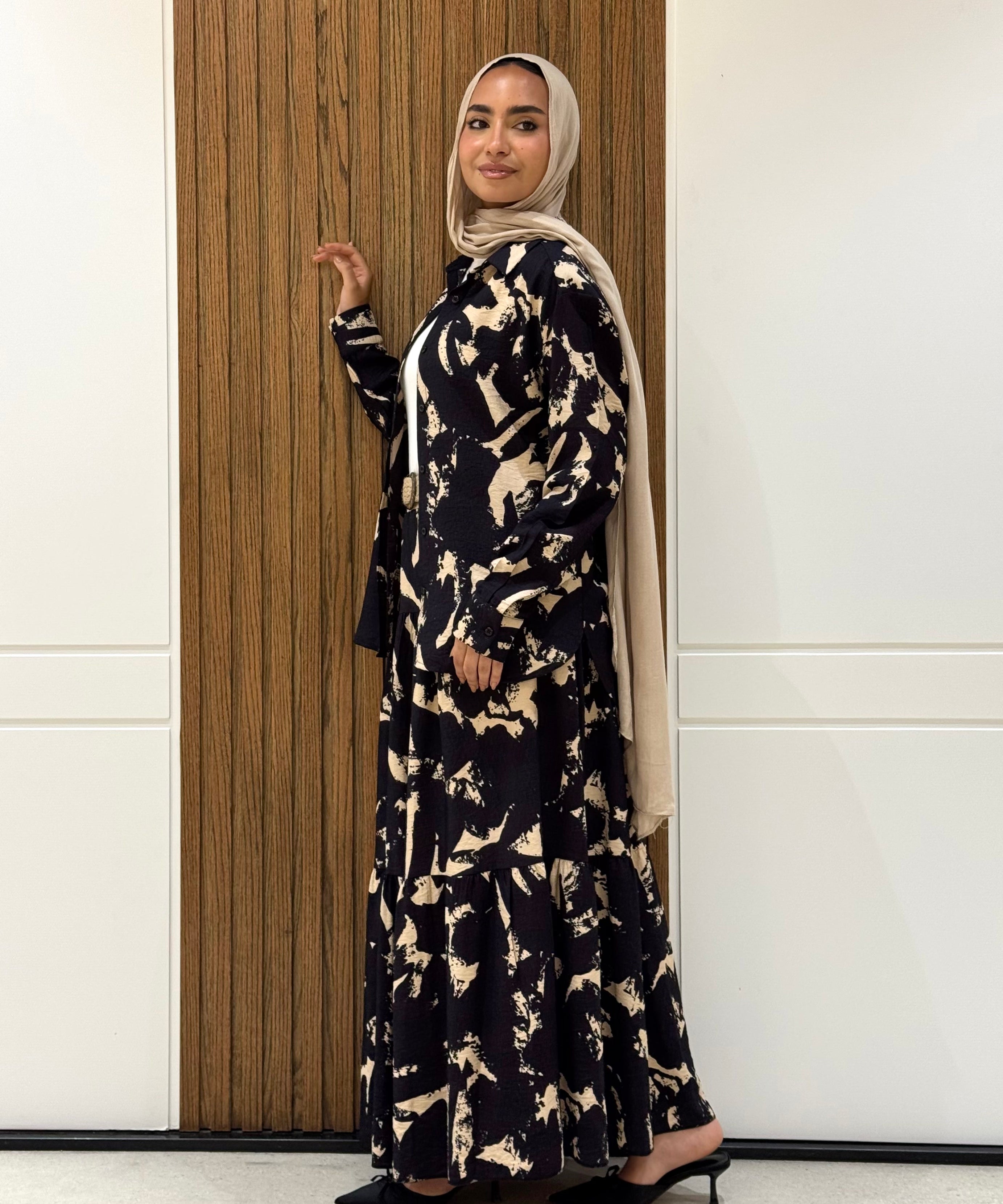 Shirt-spanish linen-BLACK