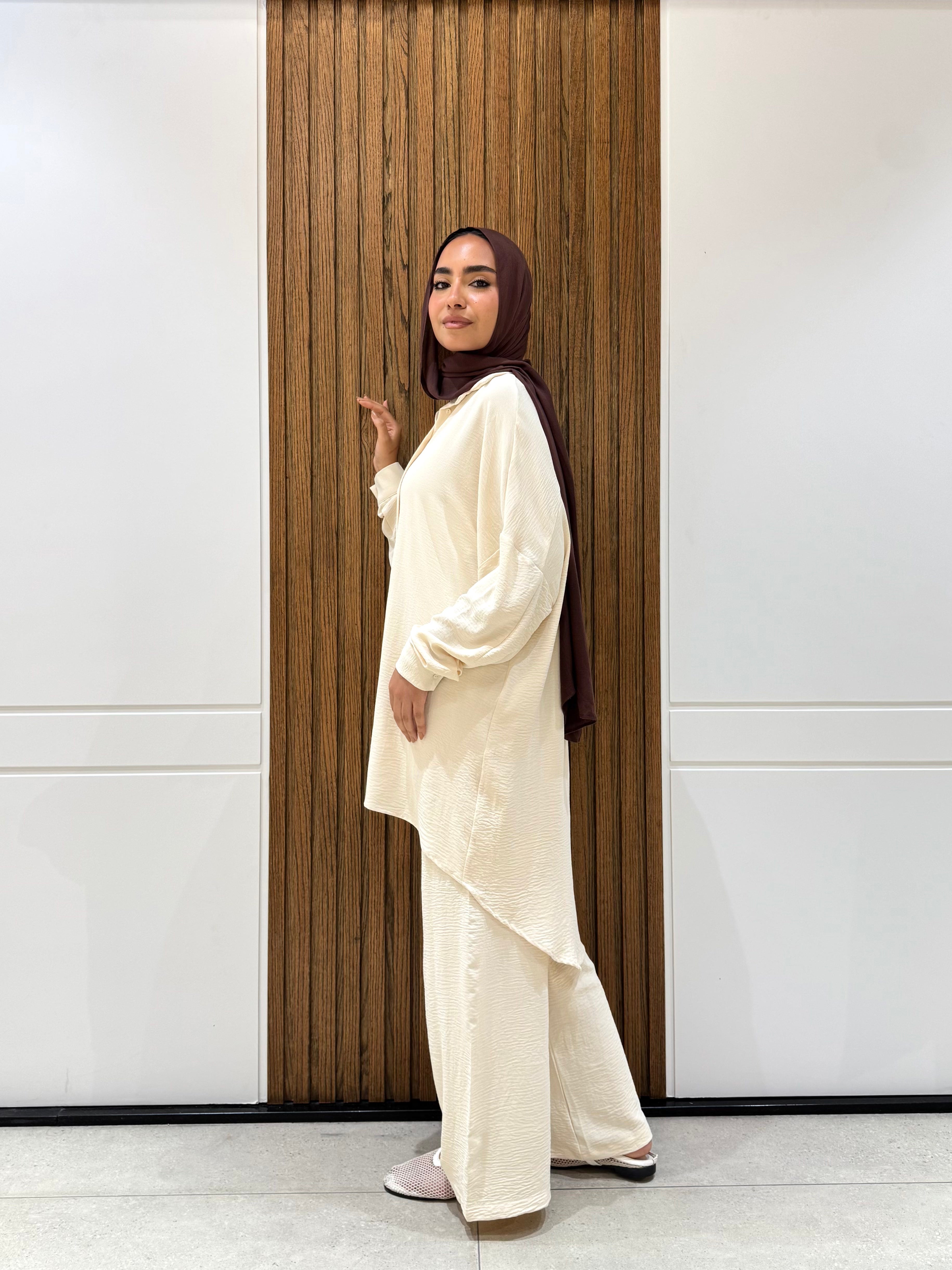 High-low Tunic-Cotton Viscose-L.BEIGE