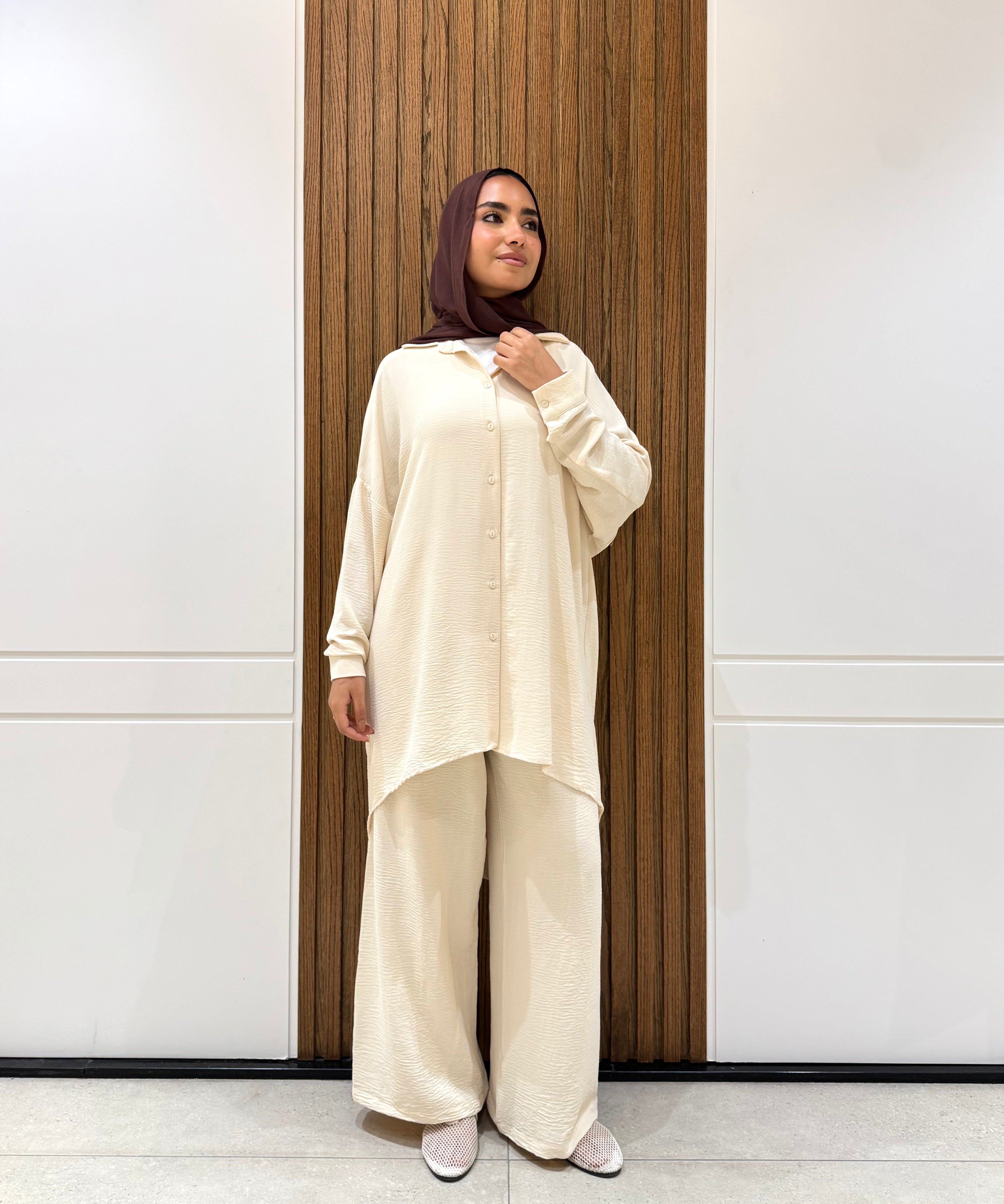 High-low Tunic-Cotton Viscose-L.BEIGE