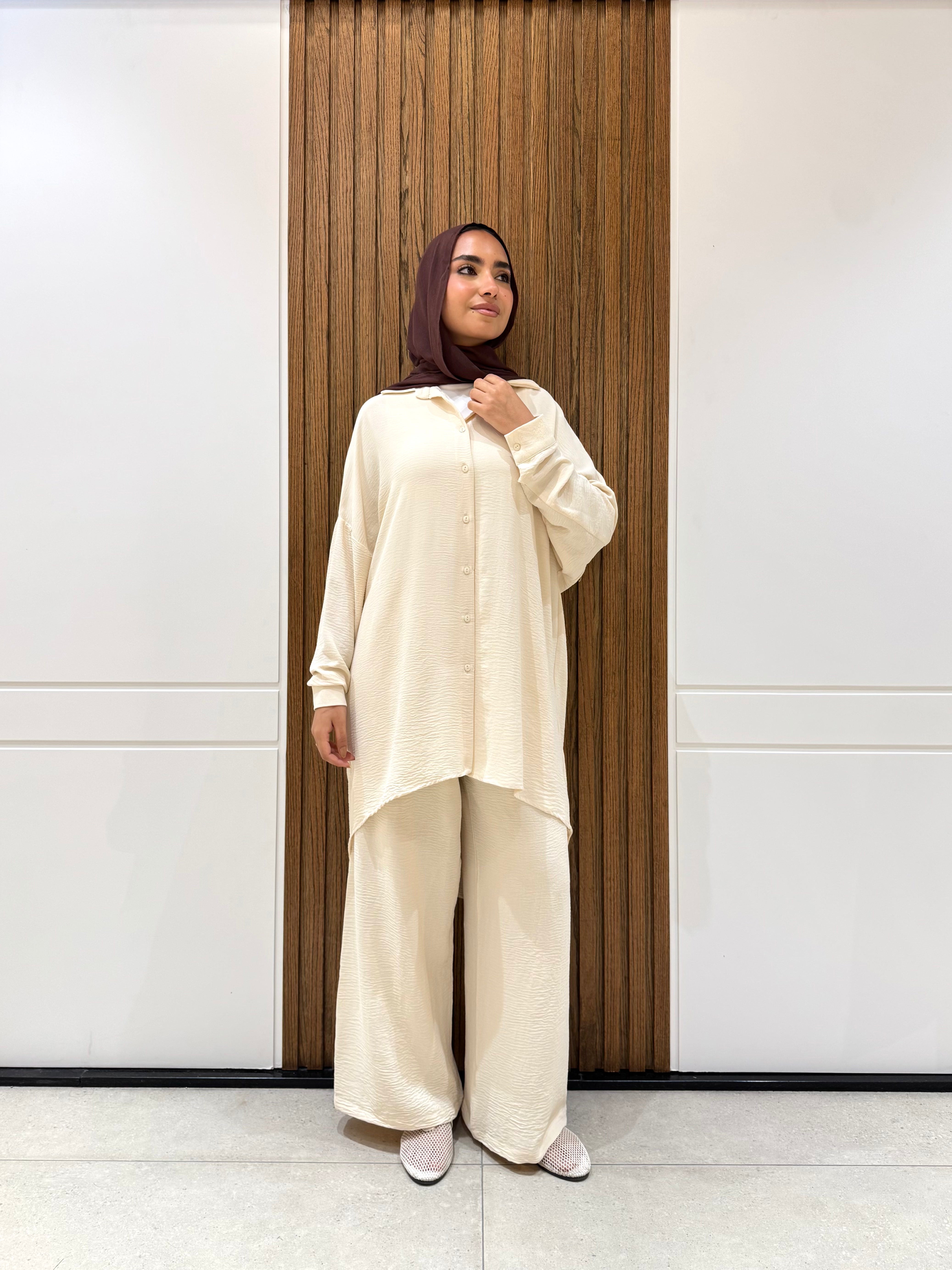 High-low Tunic-Cotton Viscose-L.BEIGE