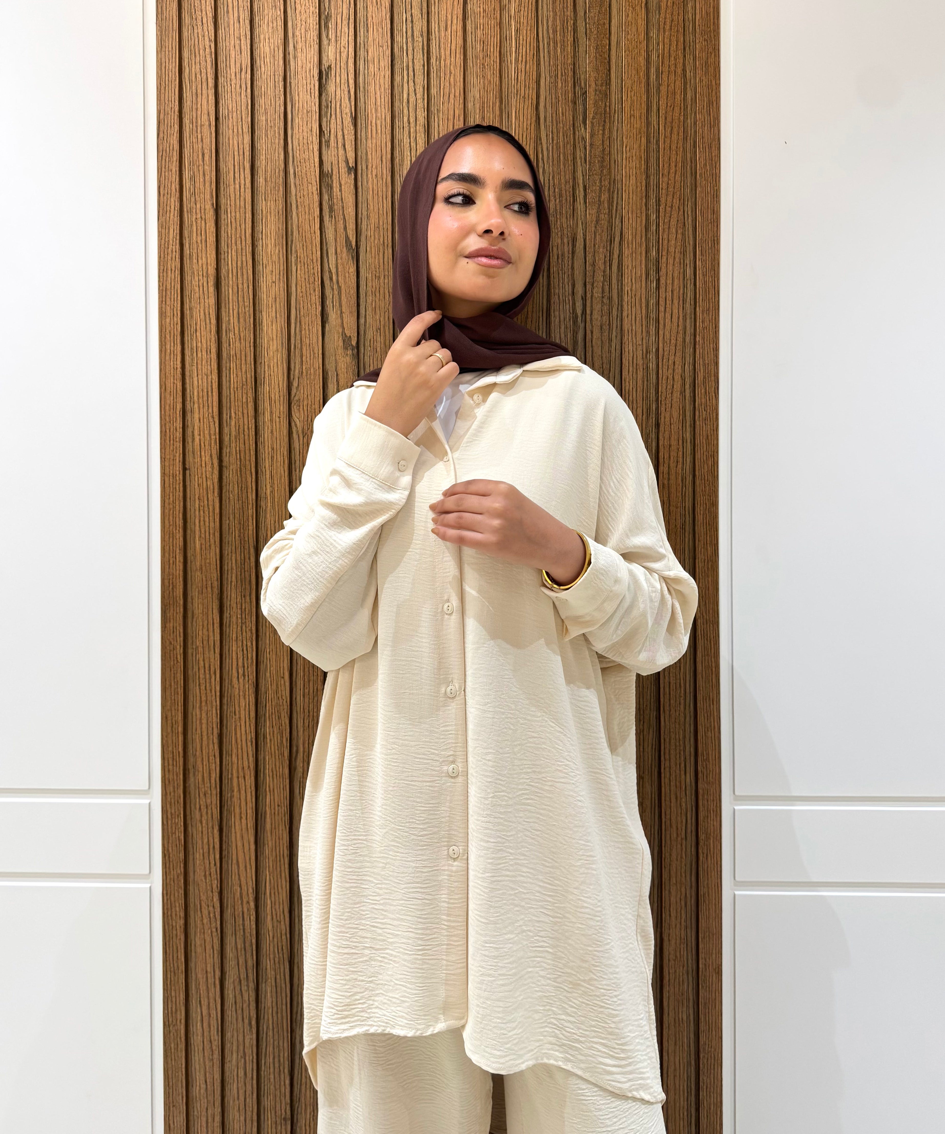 High-low Tunic-Cotton Viscose-L.BEIGE