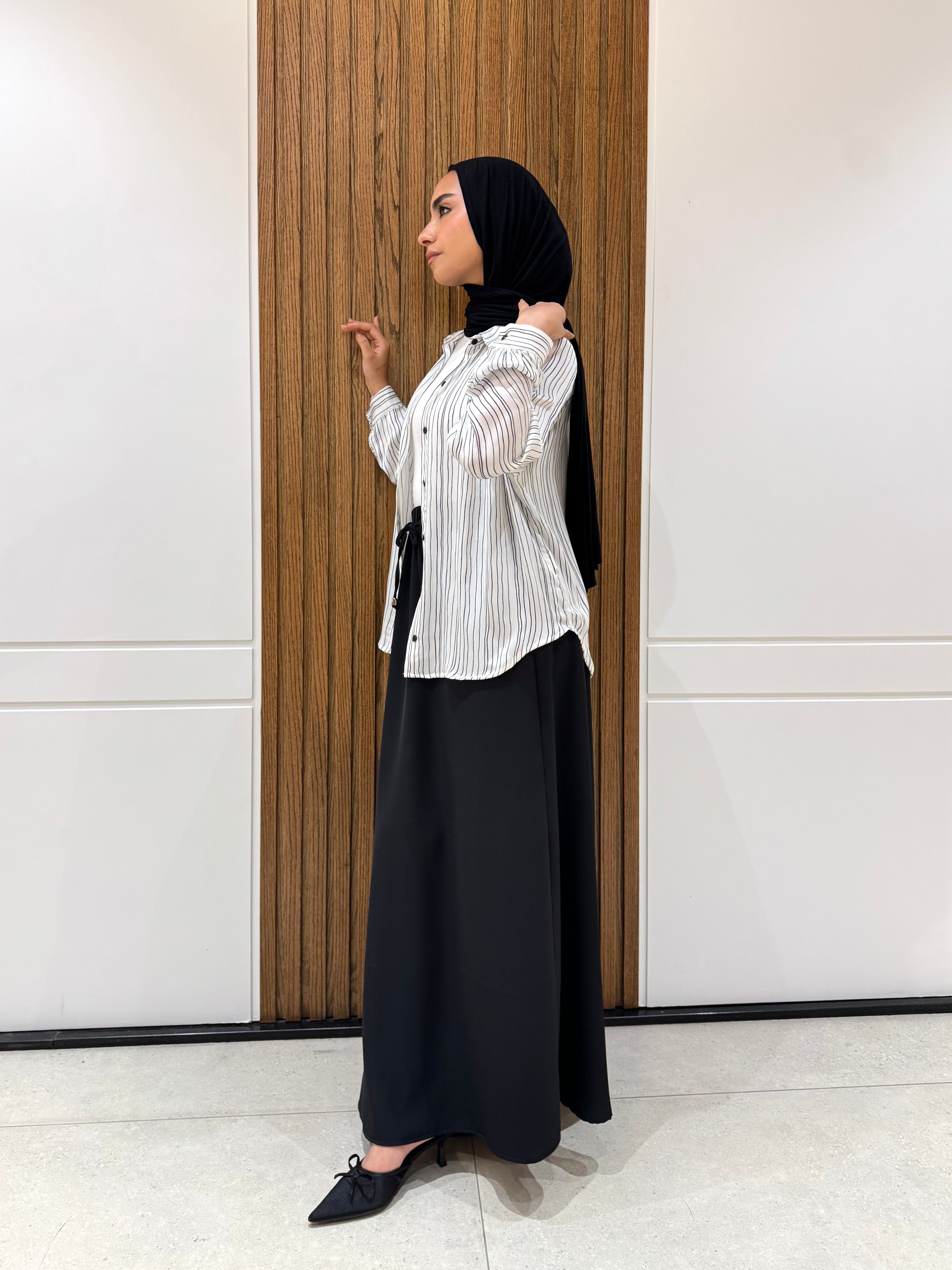 Shirt-Chiffon-White