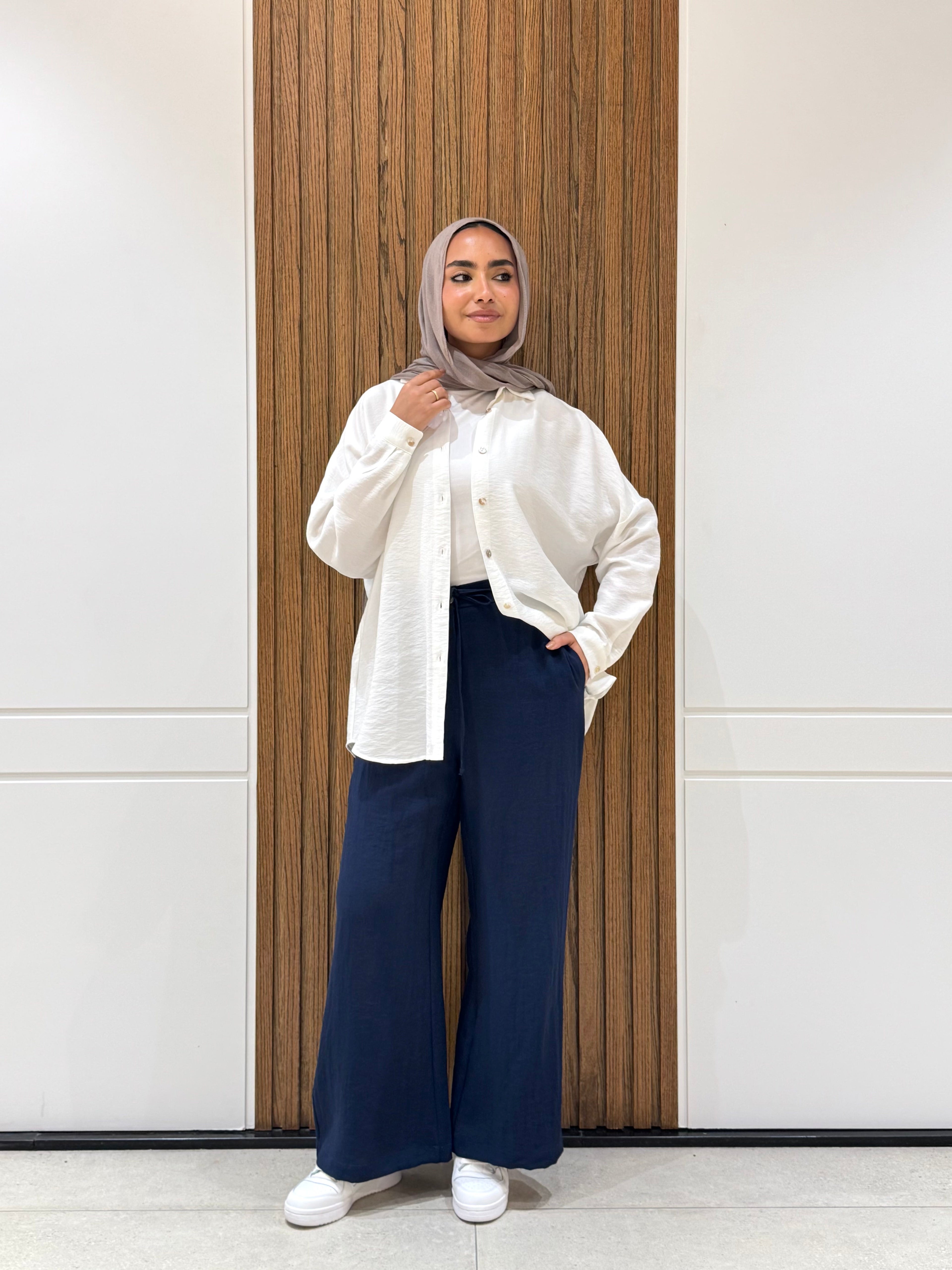 Trousers-Linen-NAVY