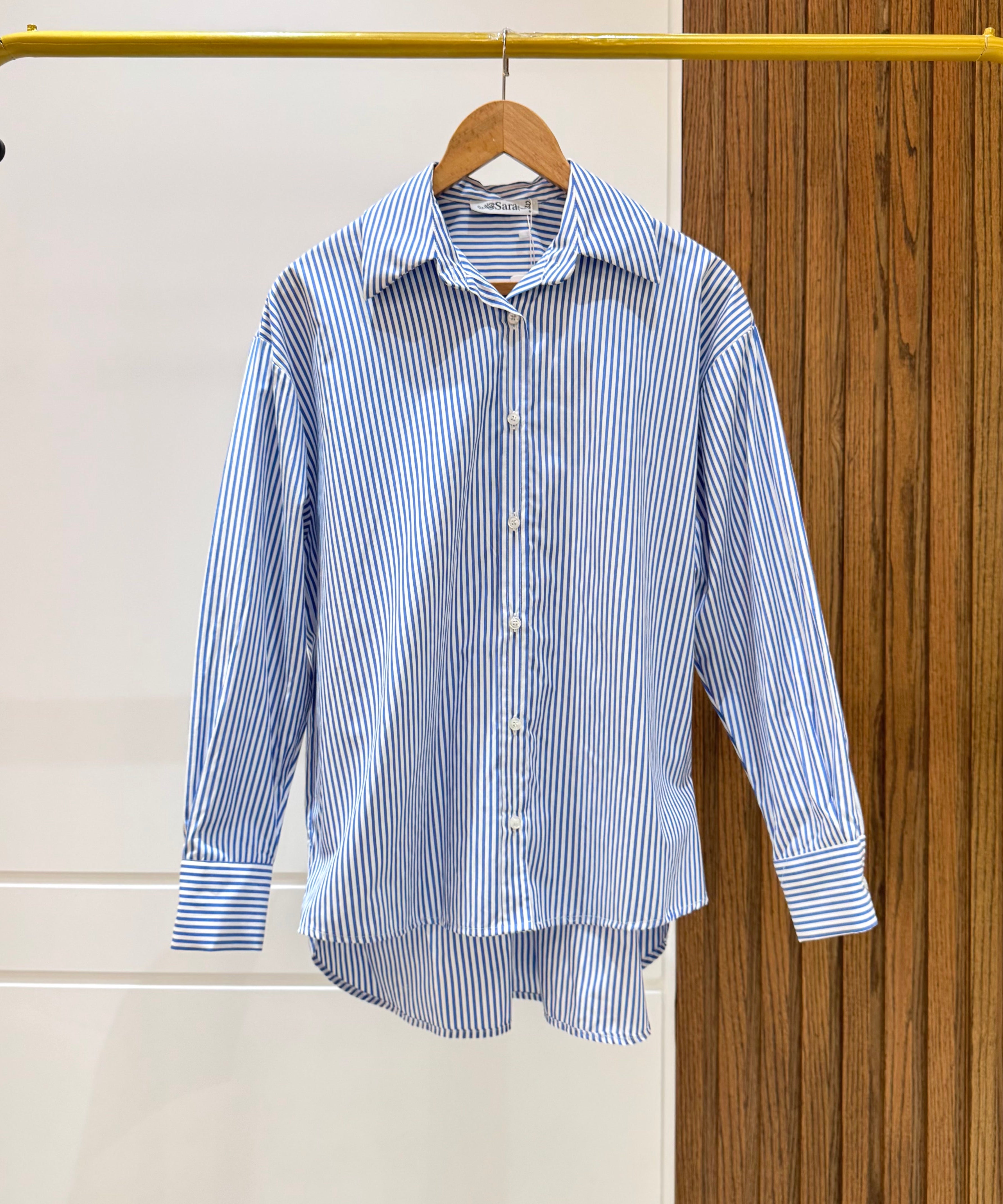 Shirt-Cotton polyester- SKY BLUE