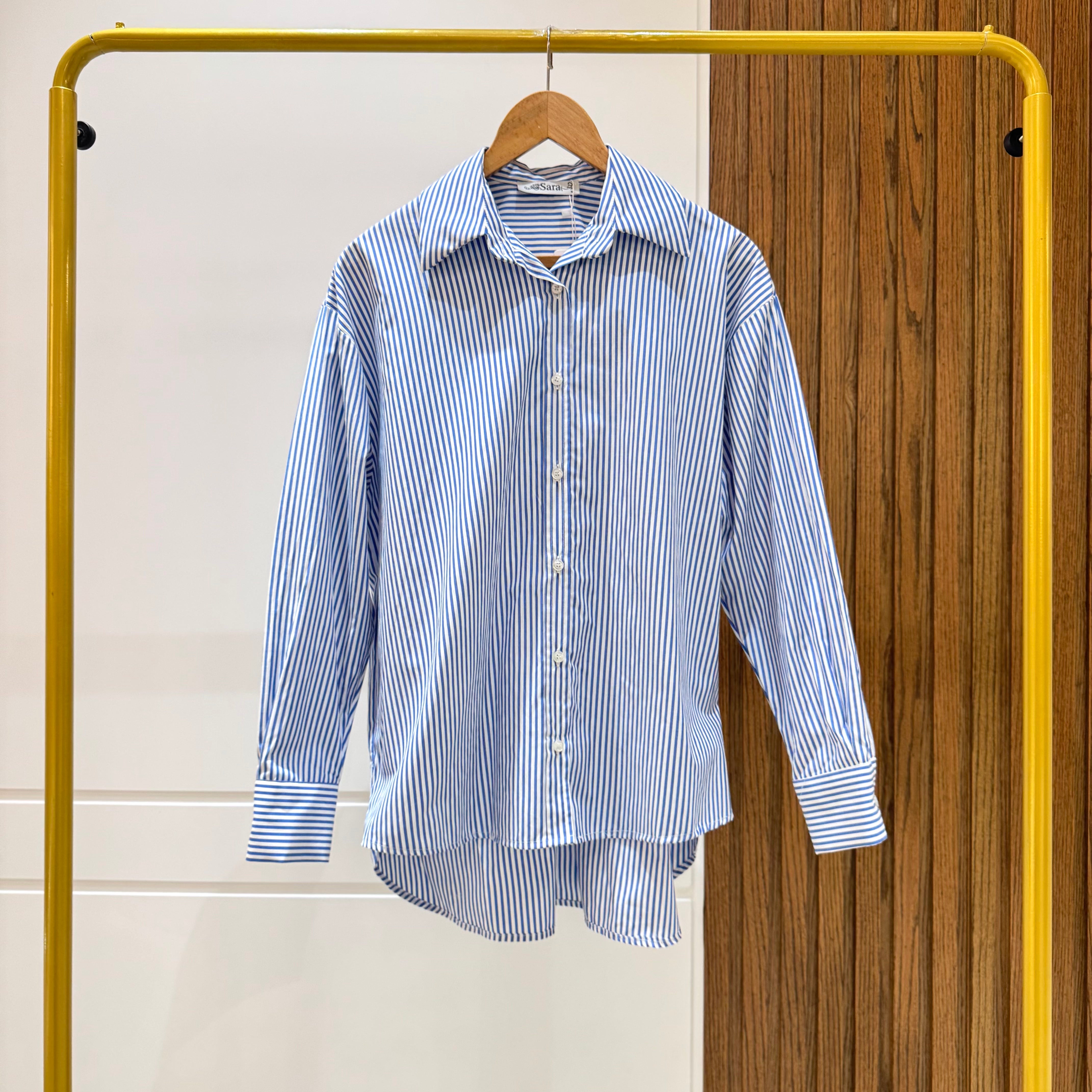 Shirt-Cotton polyester- SKY BLUE