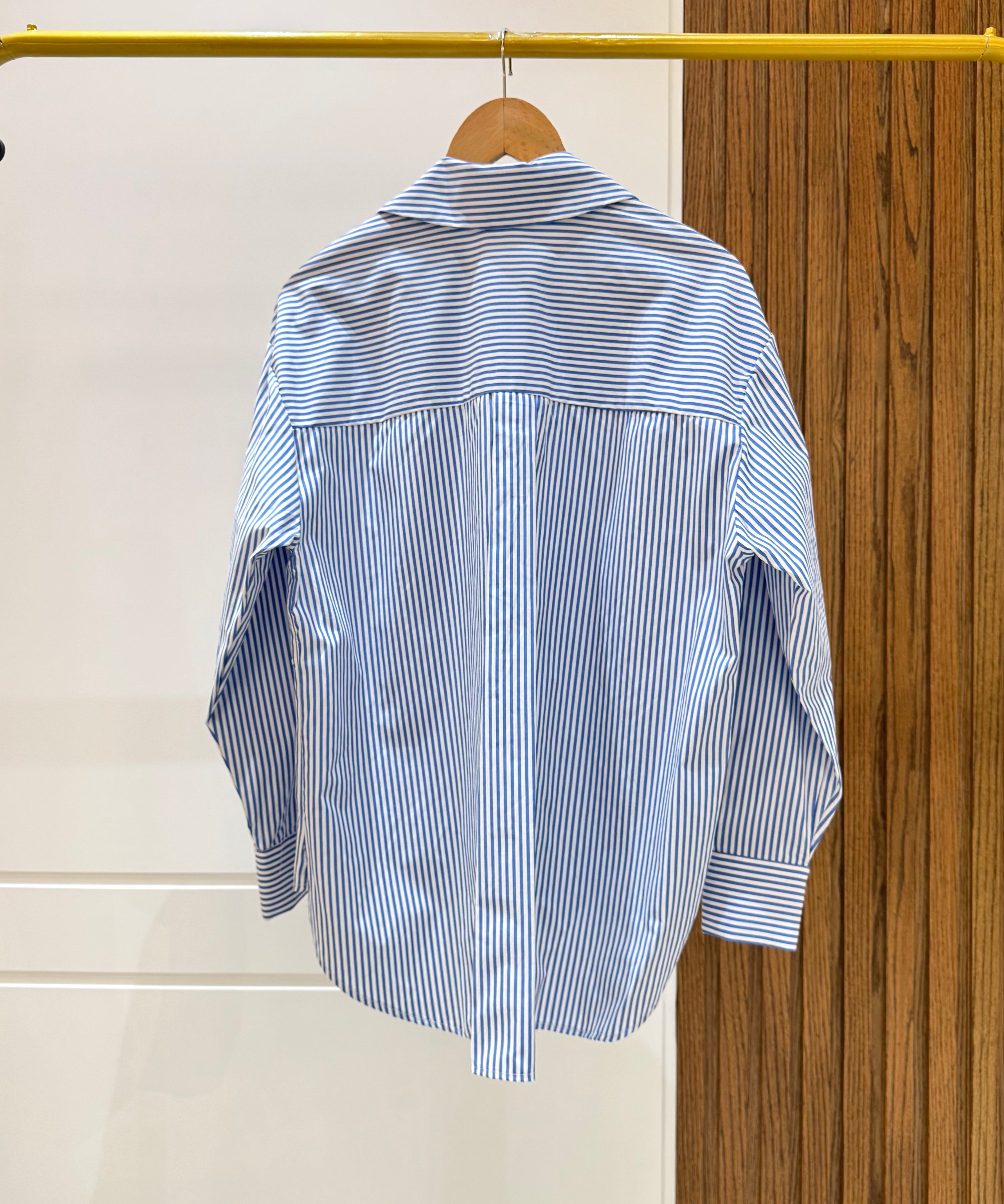 Shirt-Cotton polyester- SKY BLUE