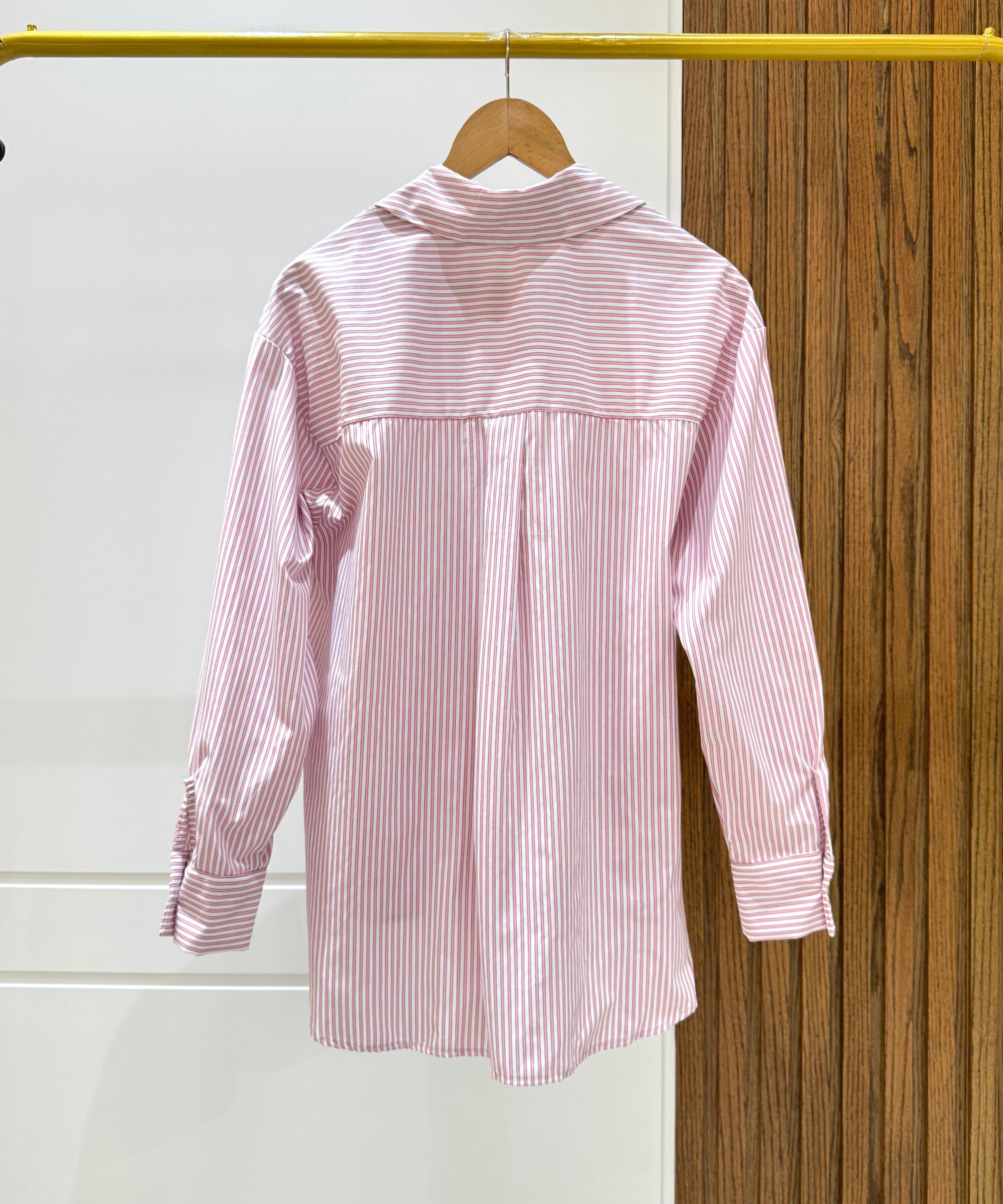 Shirt-Cotton polyester- Rose