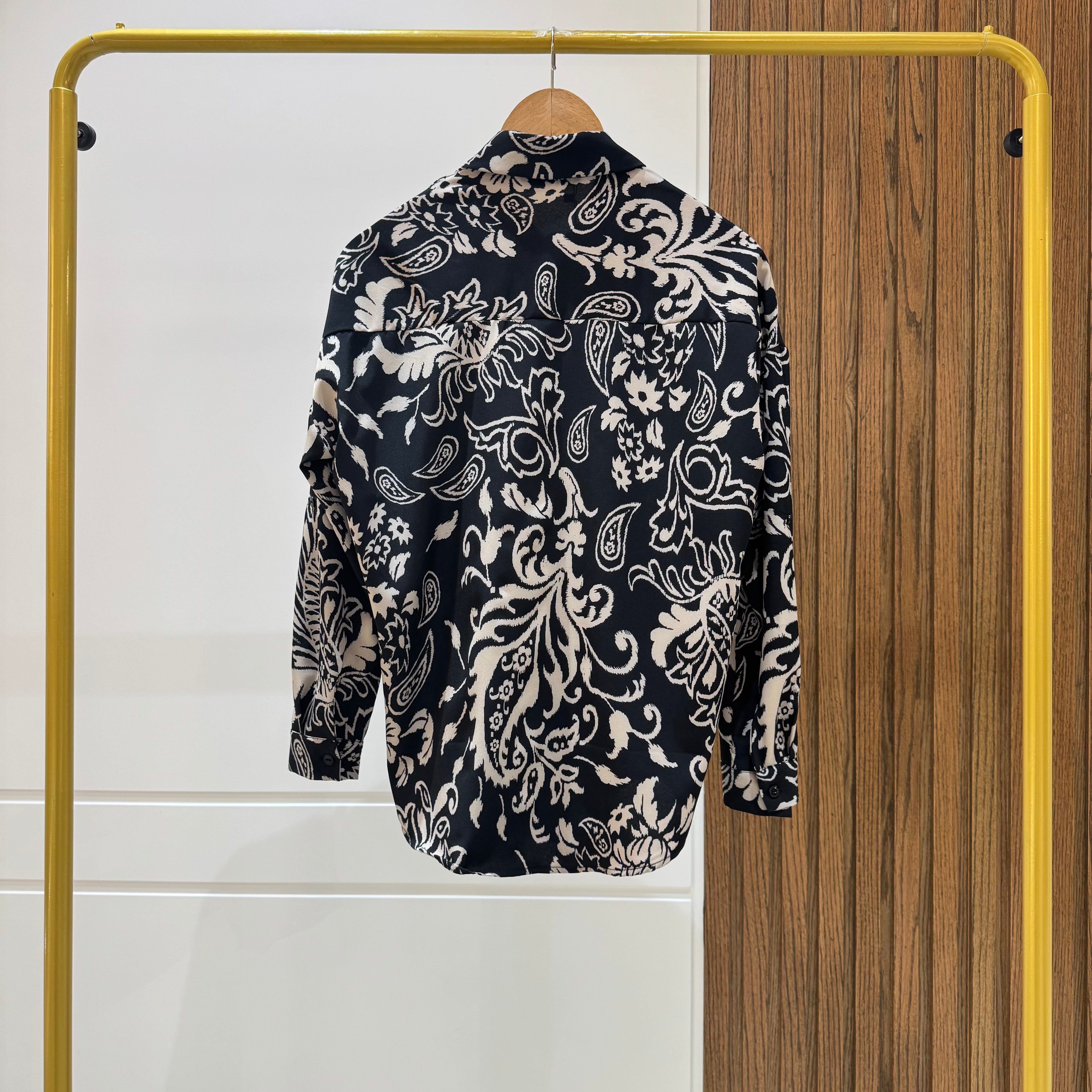 Shirt-Spanish Linen-BLACK