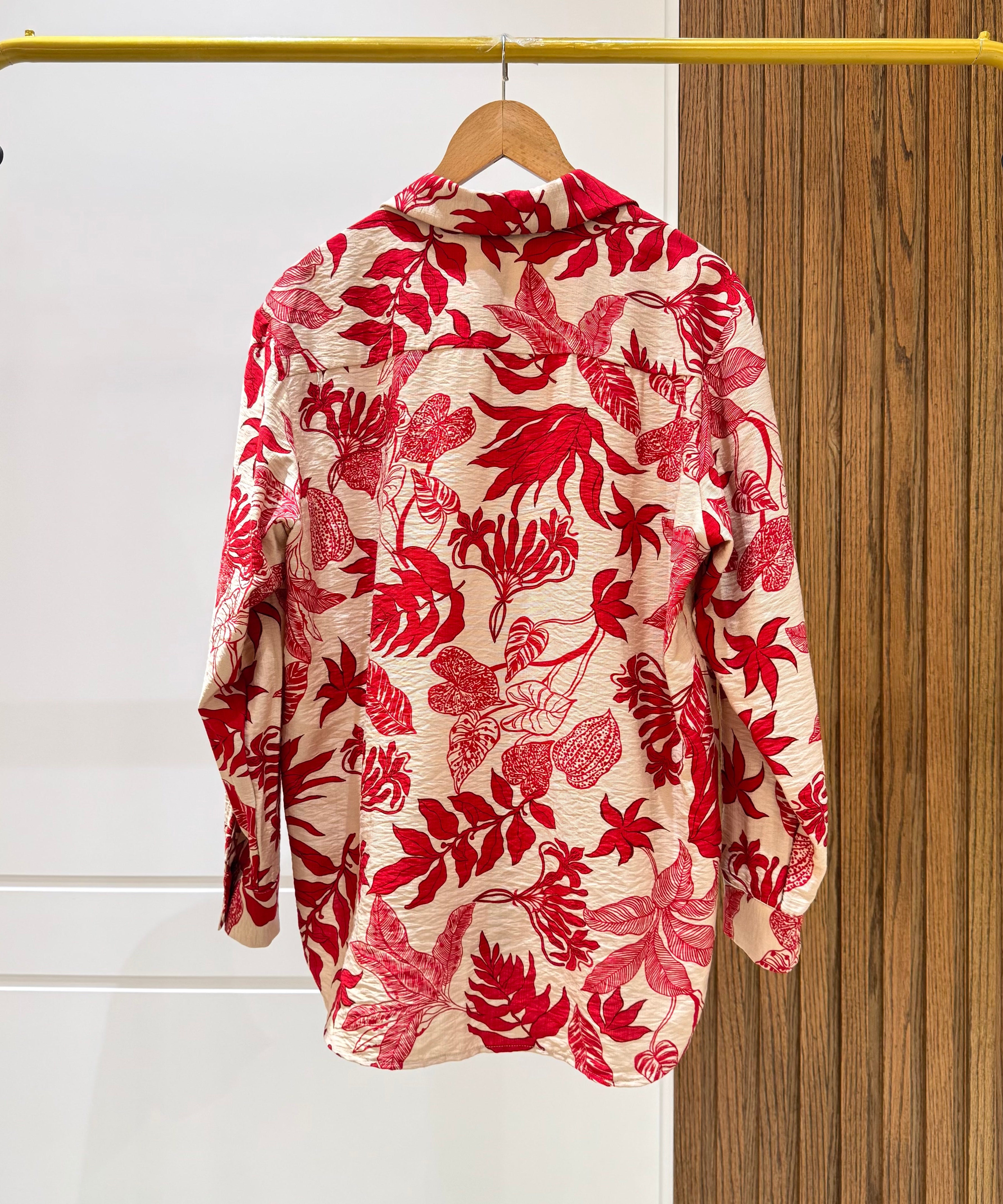 Shirt-Spanish Linen-RED