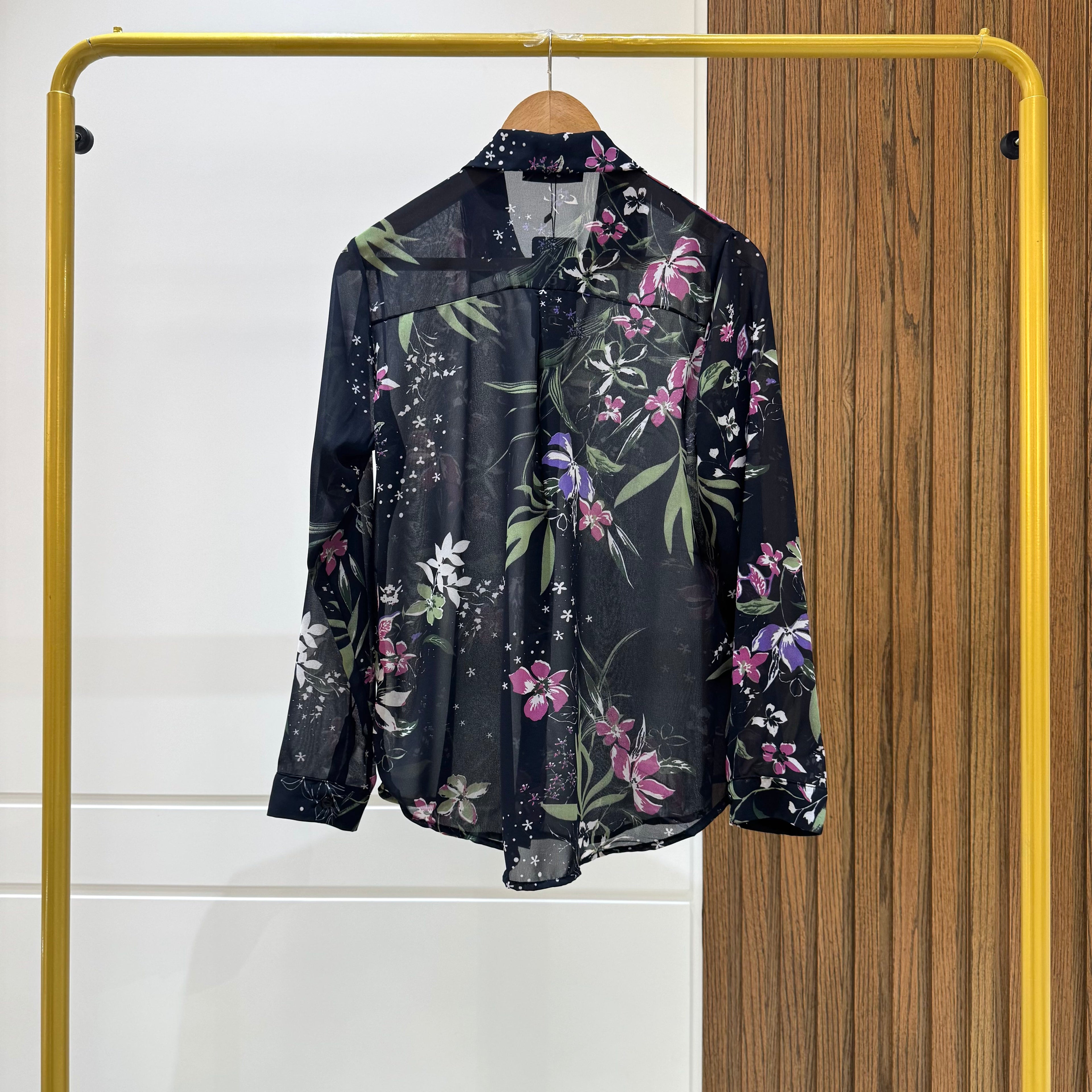 Shirt-Chiffon-BLACK
