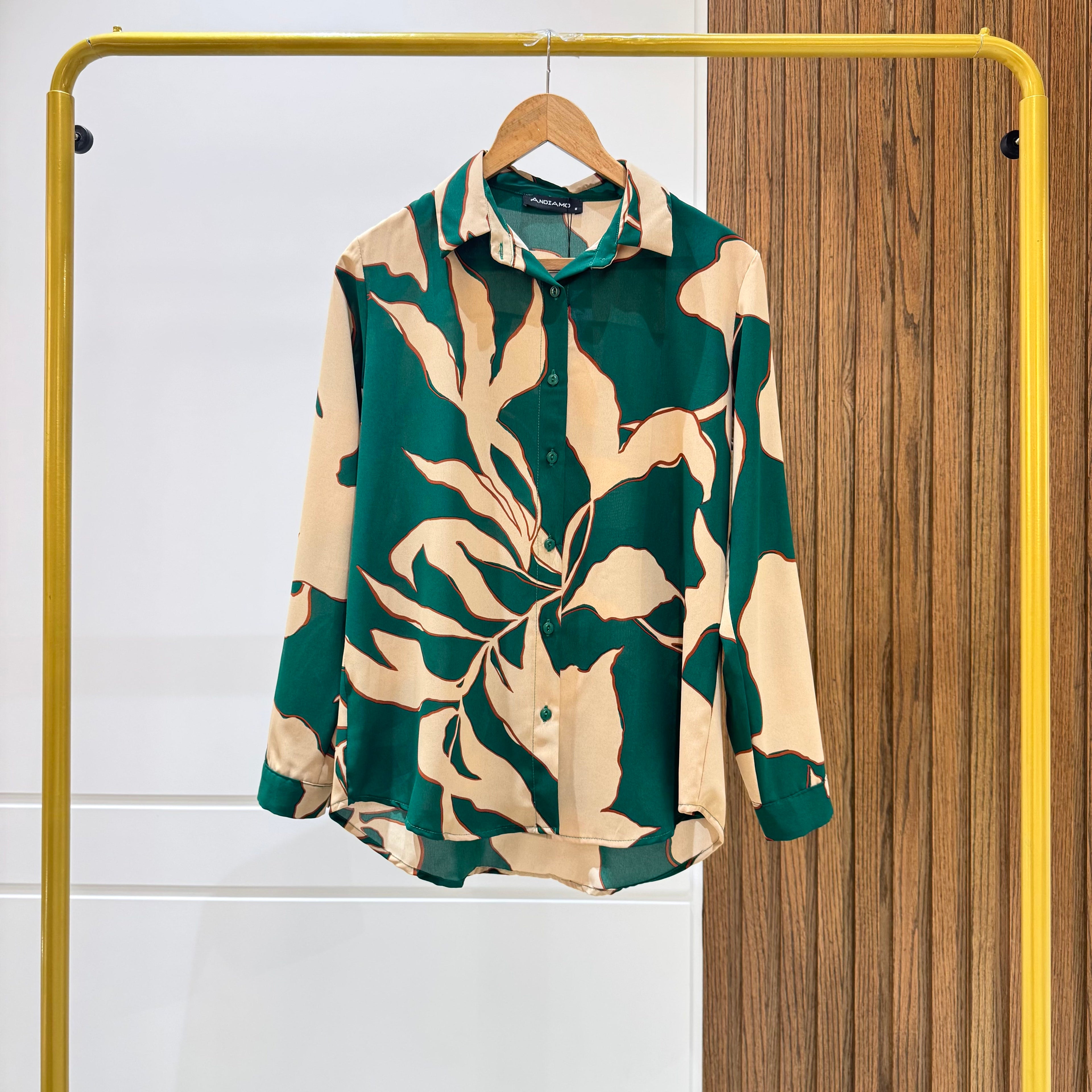 Shirt-Chiffon-GREEN