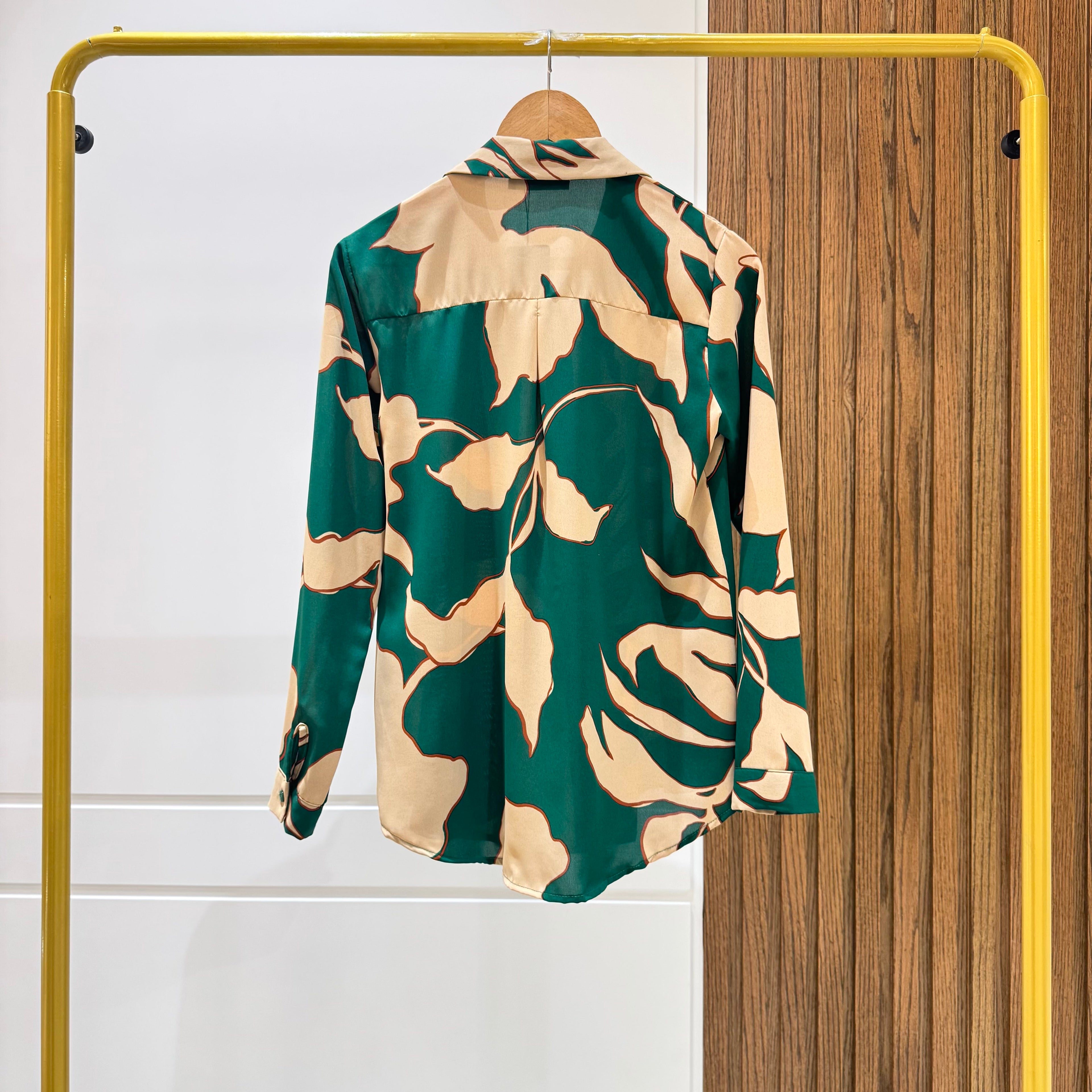 Shirt-Chiffon-GREEN