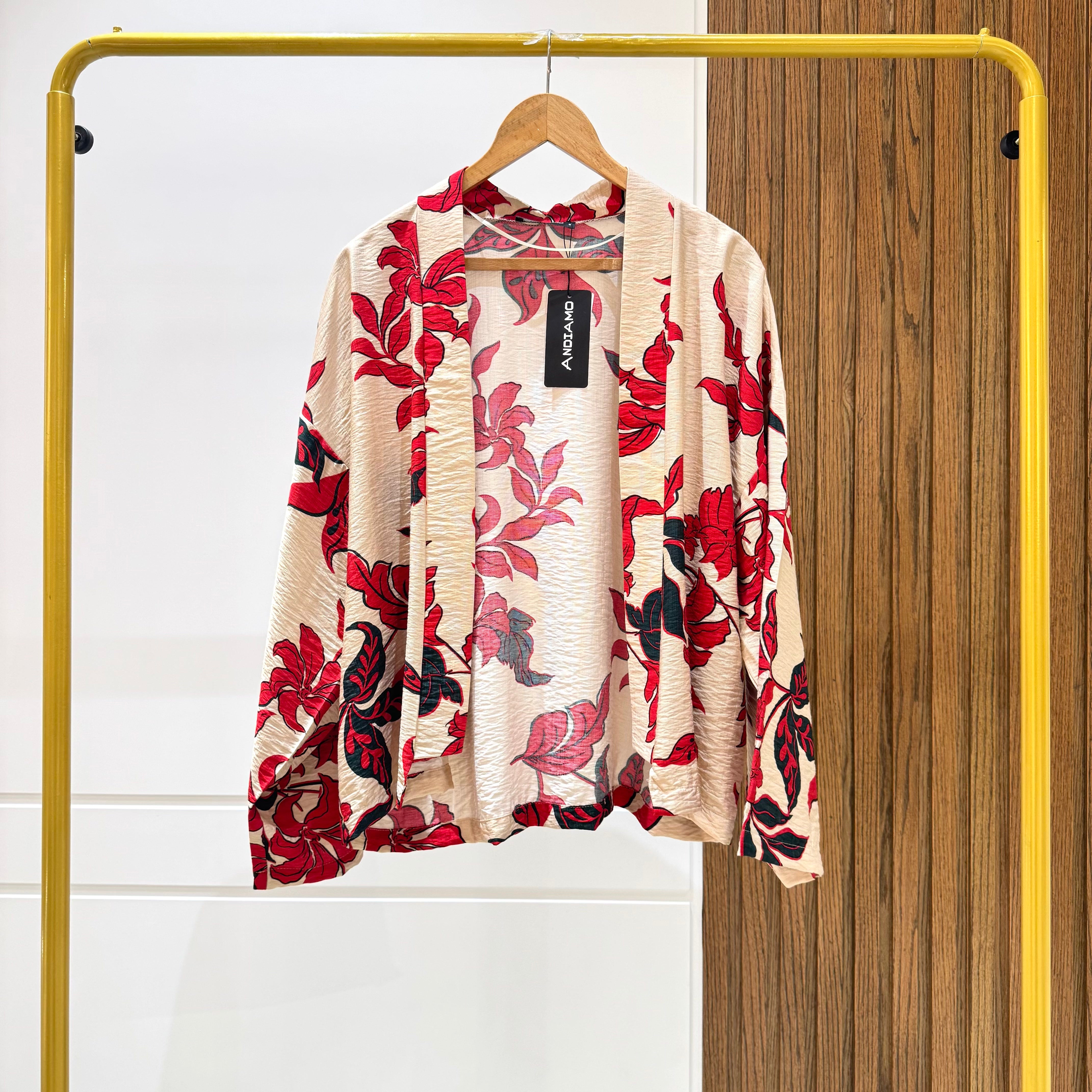 Cardigan-Spanish Linen-RED