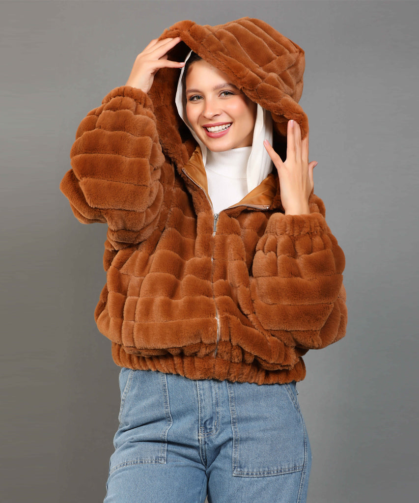 Jacket-Fur-BROWN