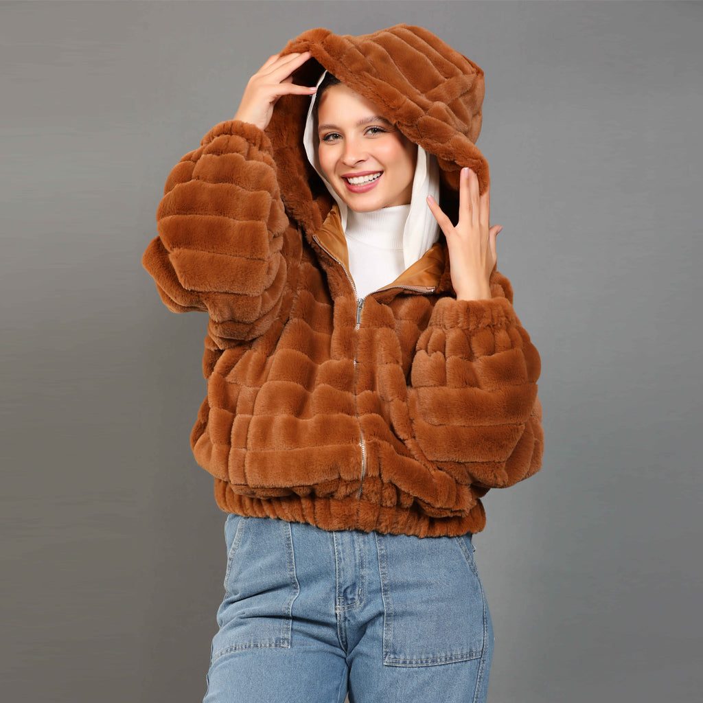 Jacket-Fur-BROWN