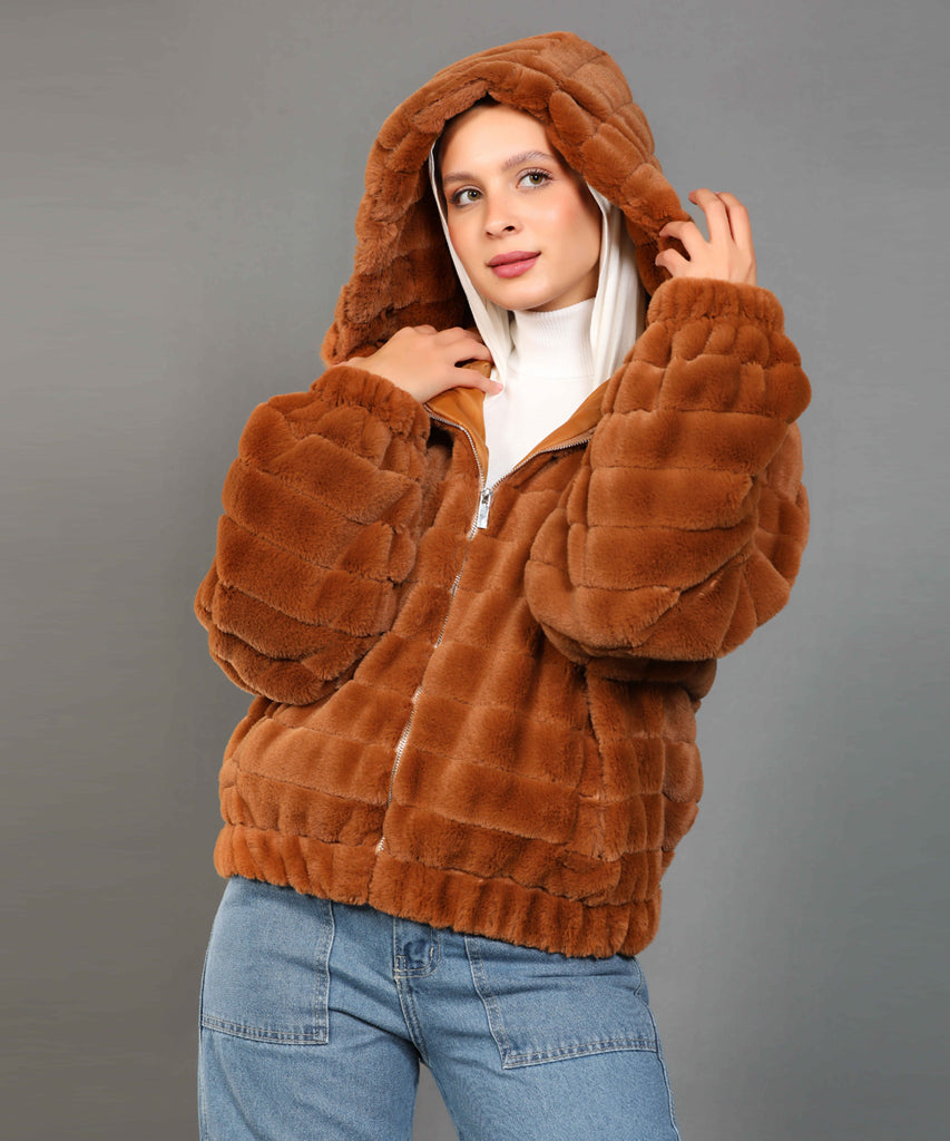 Jacket-Fur-BROWN