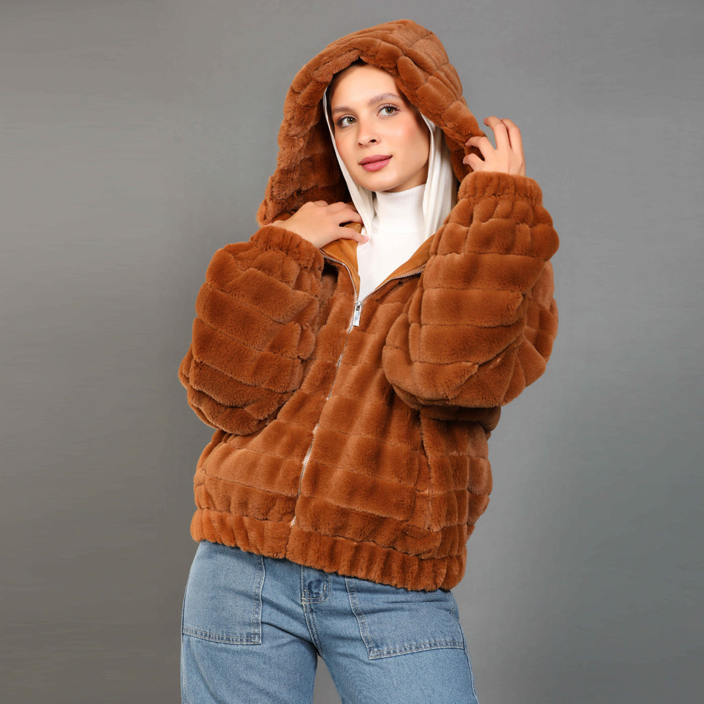 Jacket-Fur-BROWN