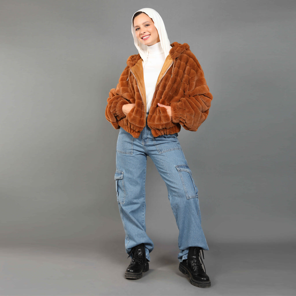 Jacket-Fur-BROWN