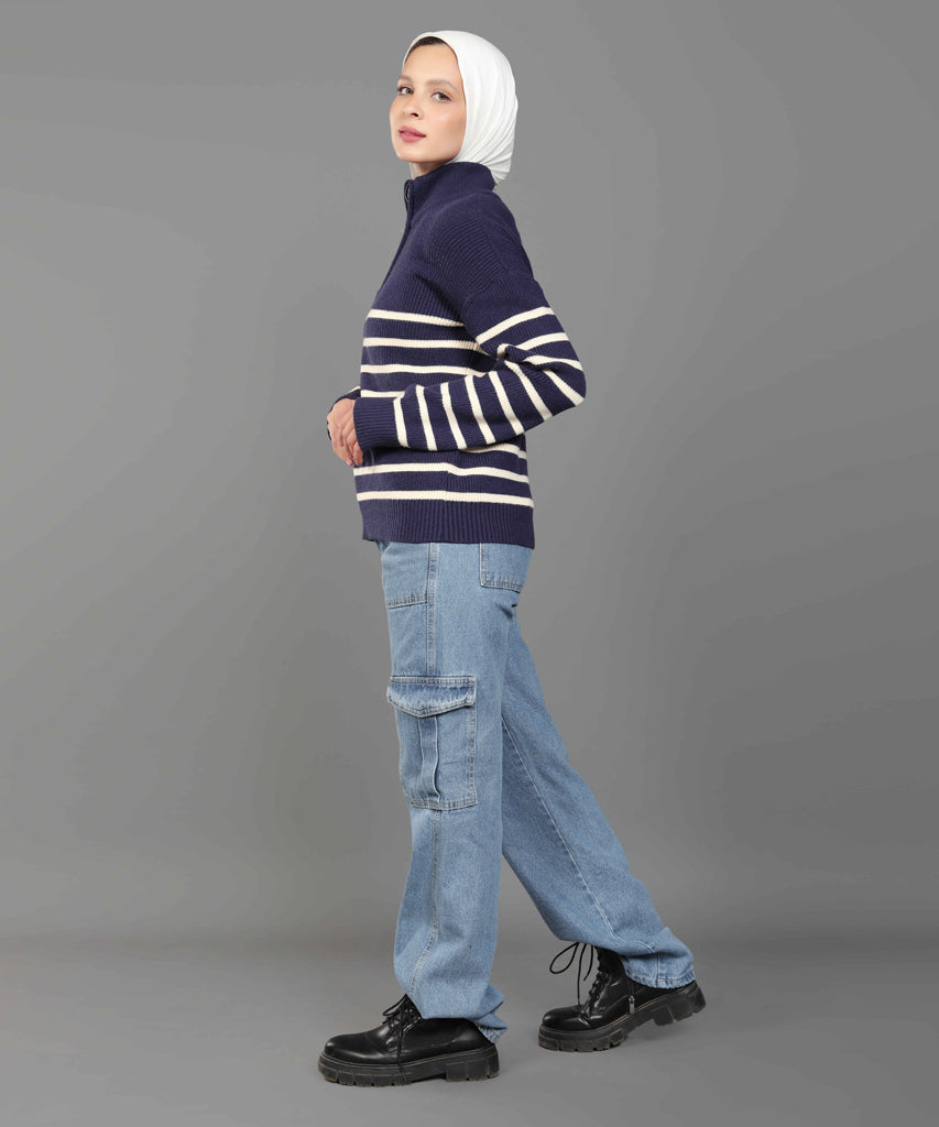 بلوفر-تريكو-كحلي