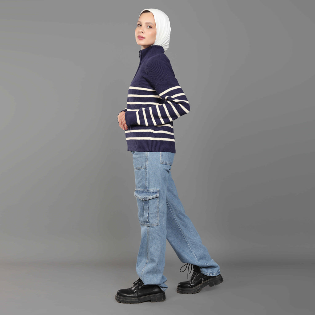 بلوفر-تريكو-كحلي