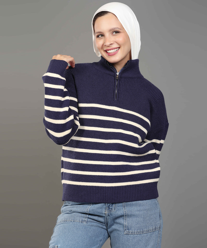 بلوفر-تريكو-كحلي