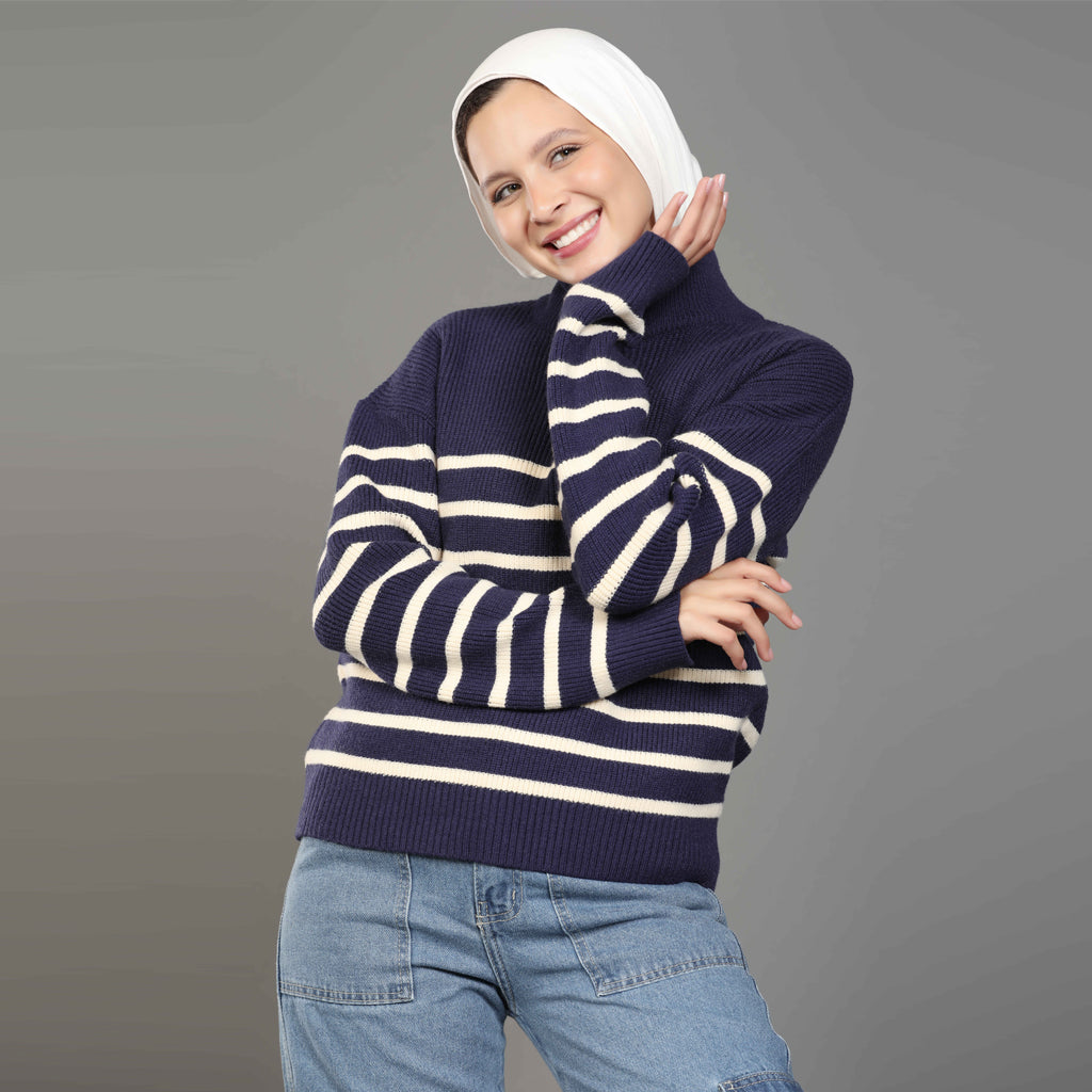 بلوفر-تريكو-كحلي