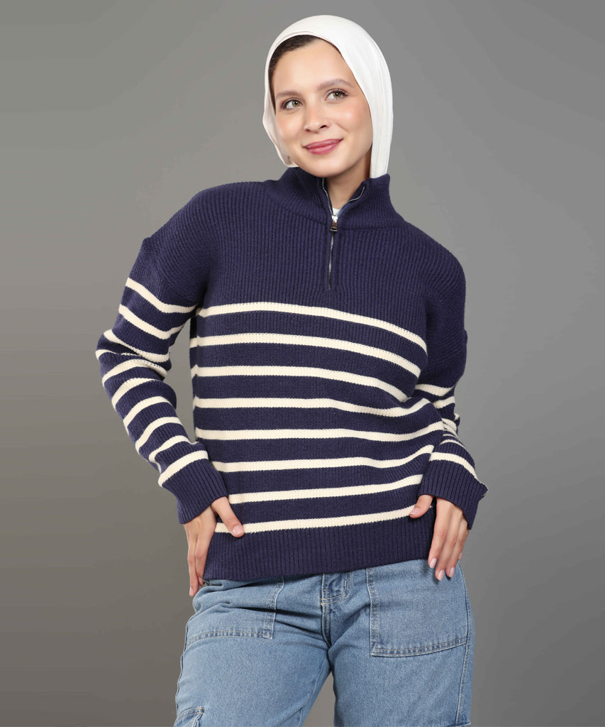 بلوفر-تريكو-كحلي