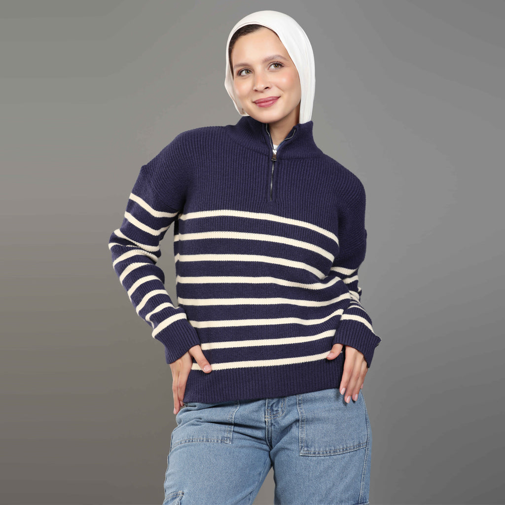 بلوفر-تريكو-كحلي