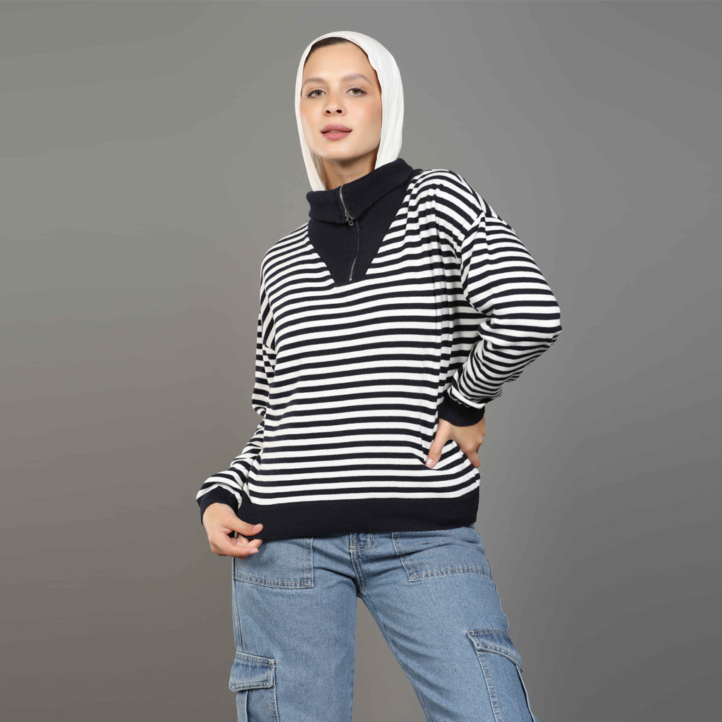 Pullover-Knit-NAVY