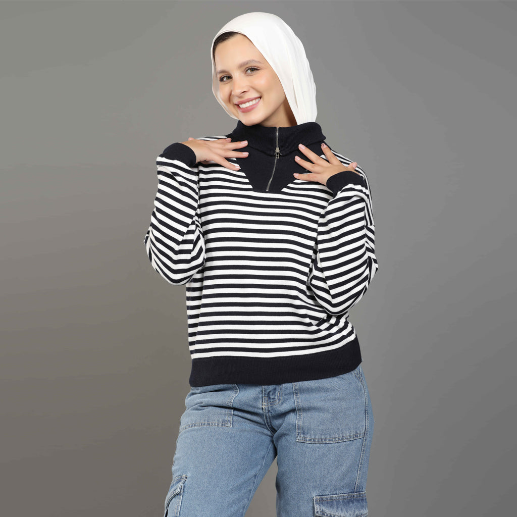 Pullover-Knit-NAVY